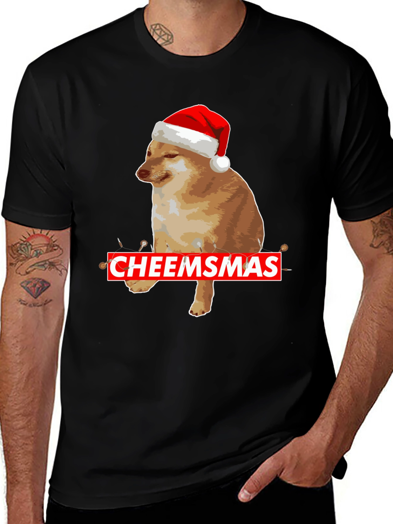 Cheemsmas Dog Christmas T-Shirt