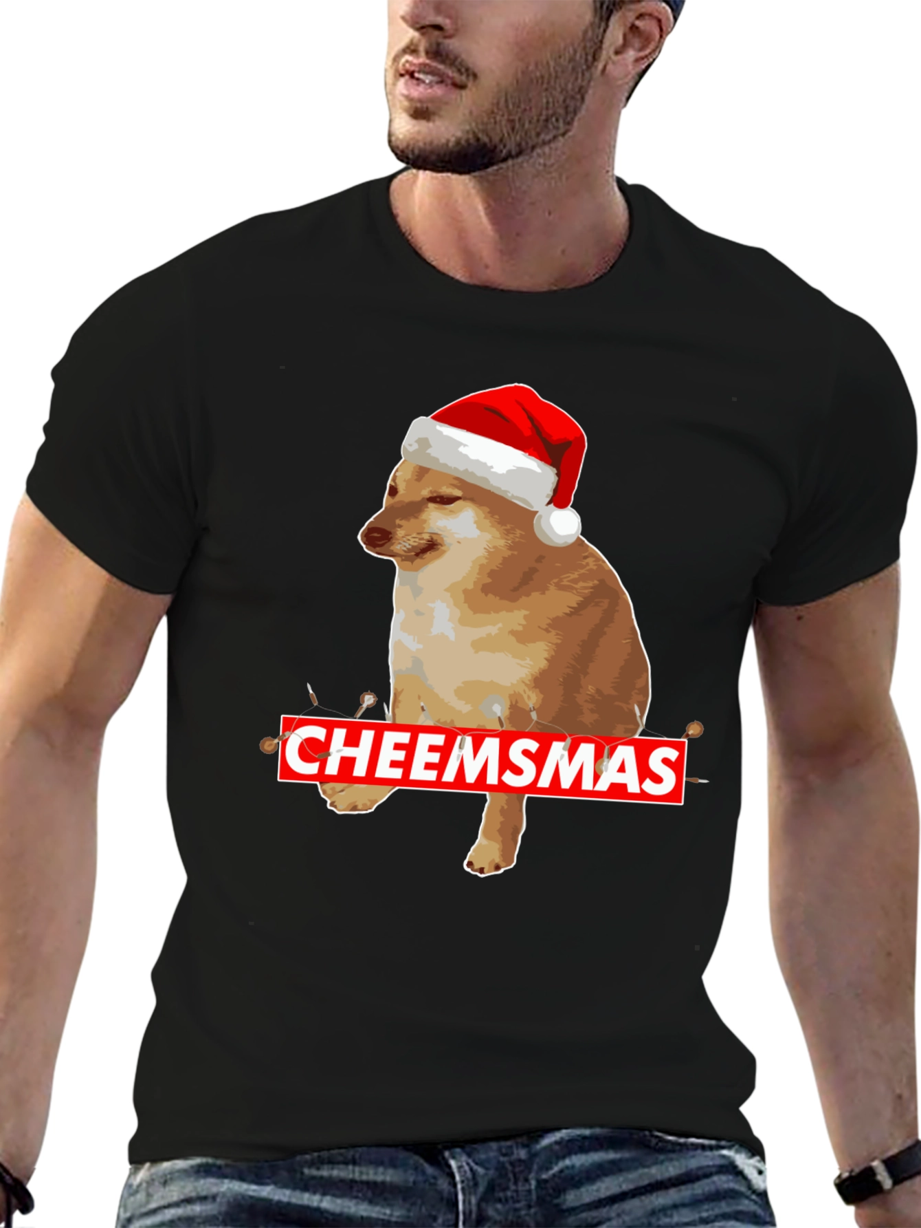 Cheemsmas Dog Christmas T-Shirt