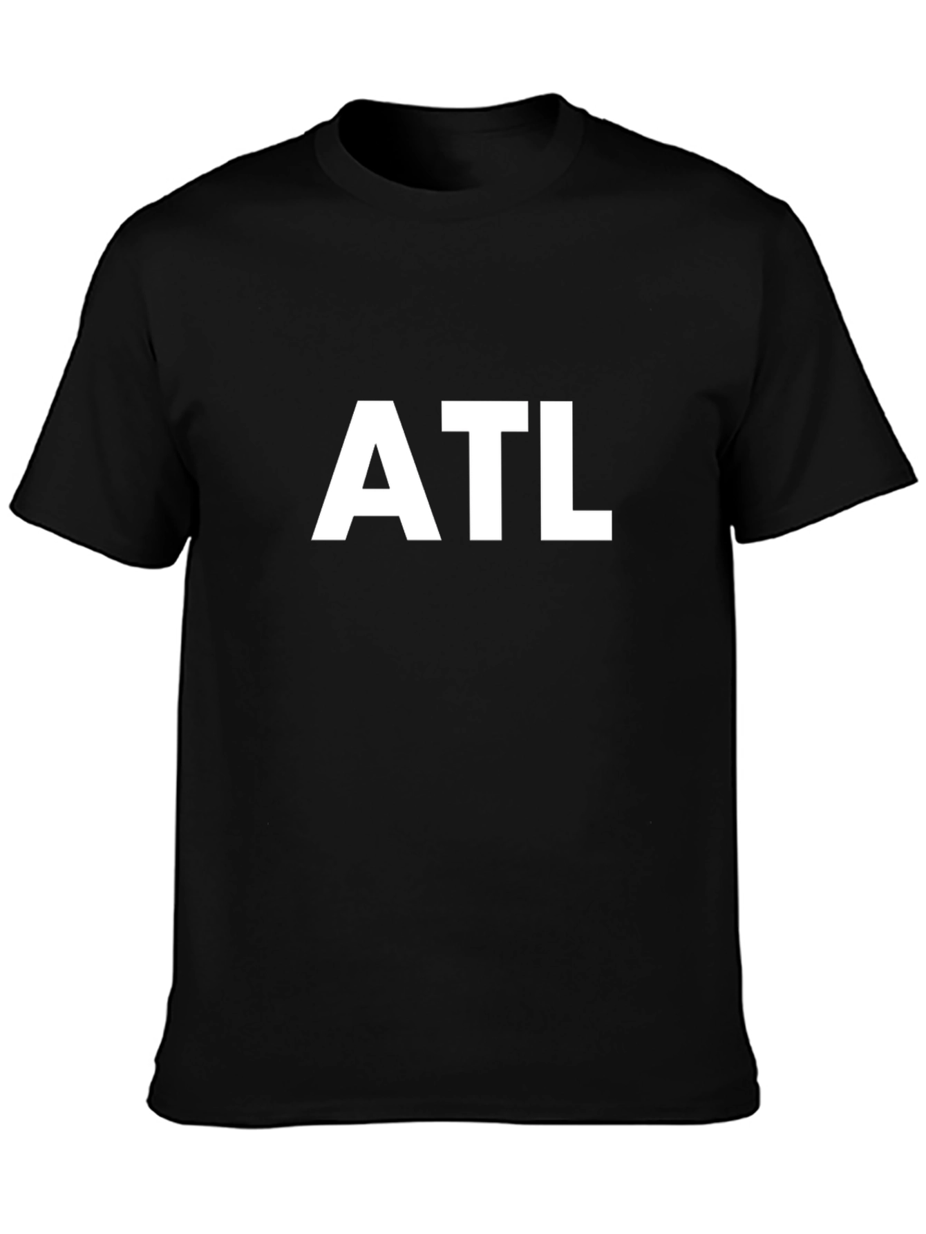 ATL T-Shirt - Black Cotton Tee
