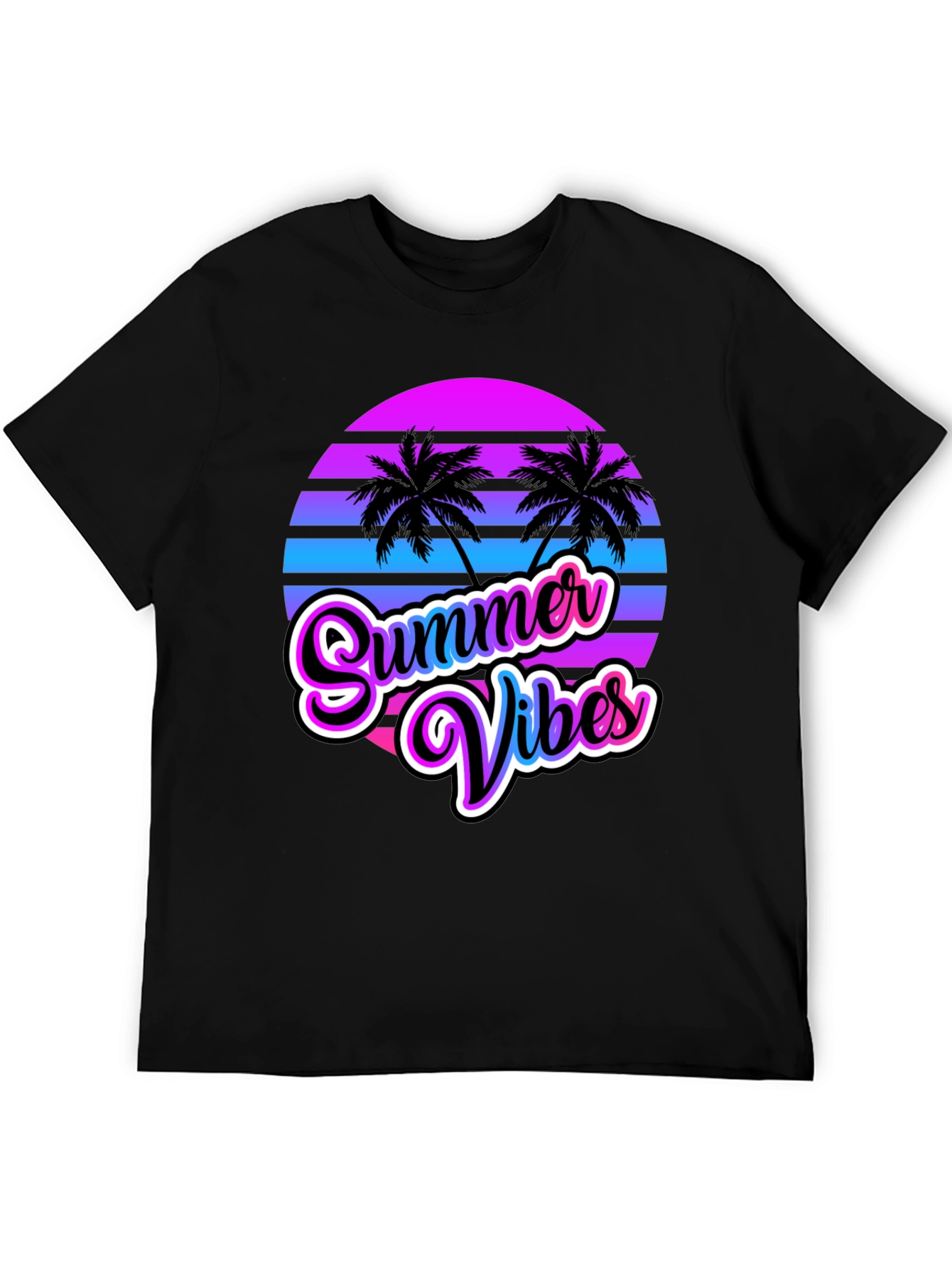 Summer Vibes Retro Graphic Tee