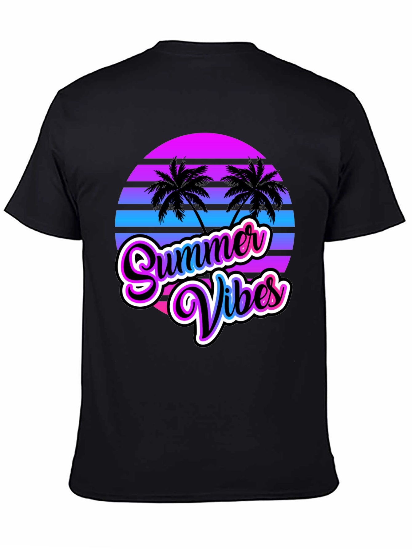 Summer Vibes Retro Graphic Tee