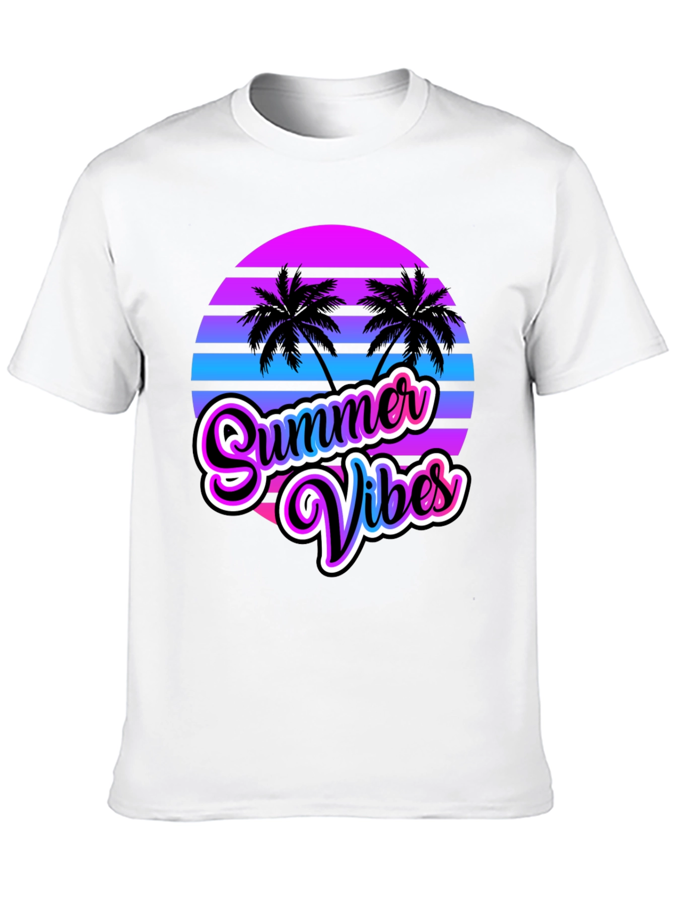 Summer Vibes Retro Graphic Tee