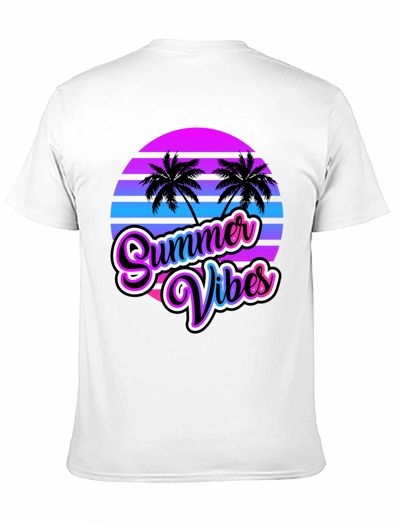 Summer Vibes Retro Graphic Tee