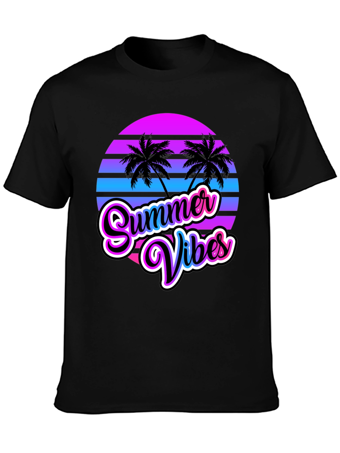 Summer Vibes Retro Graphic Tee