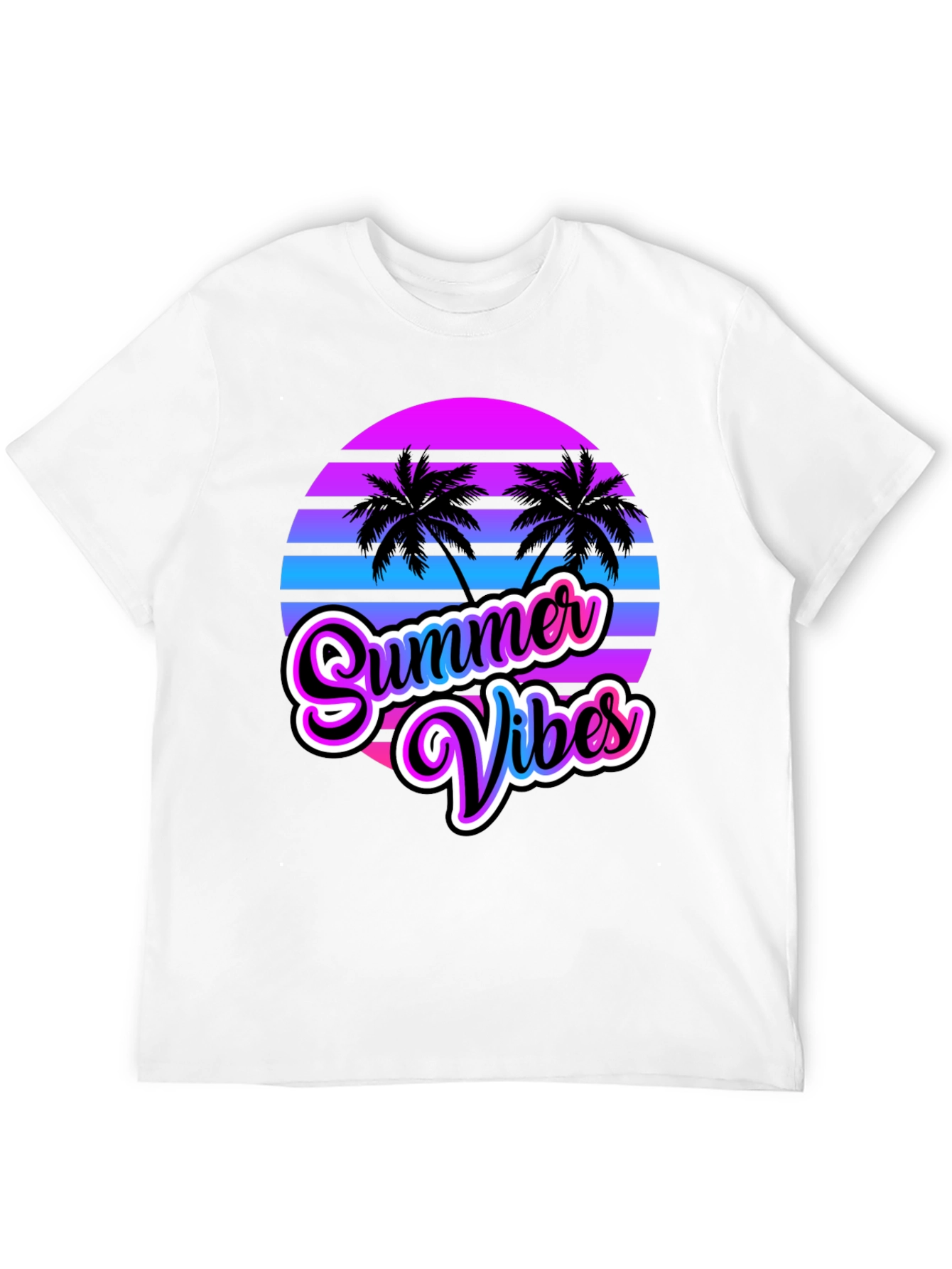 Summer Vibes Retro Graphic Tee
