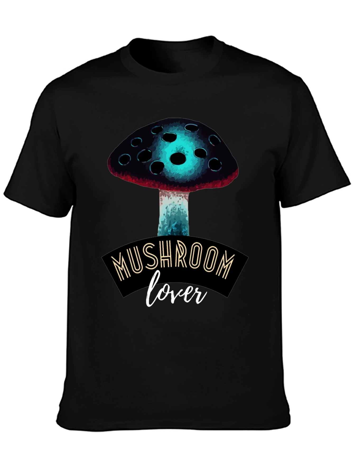 Mushroom Lover Graphic Tee - Funky Fungi Fashion