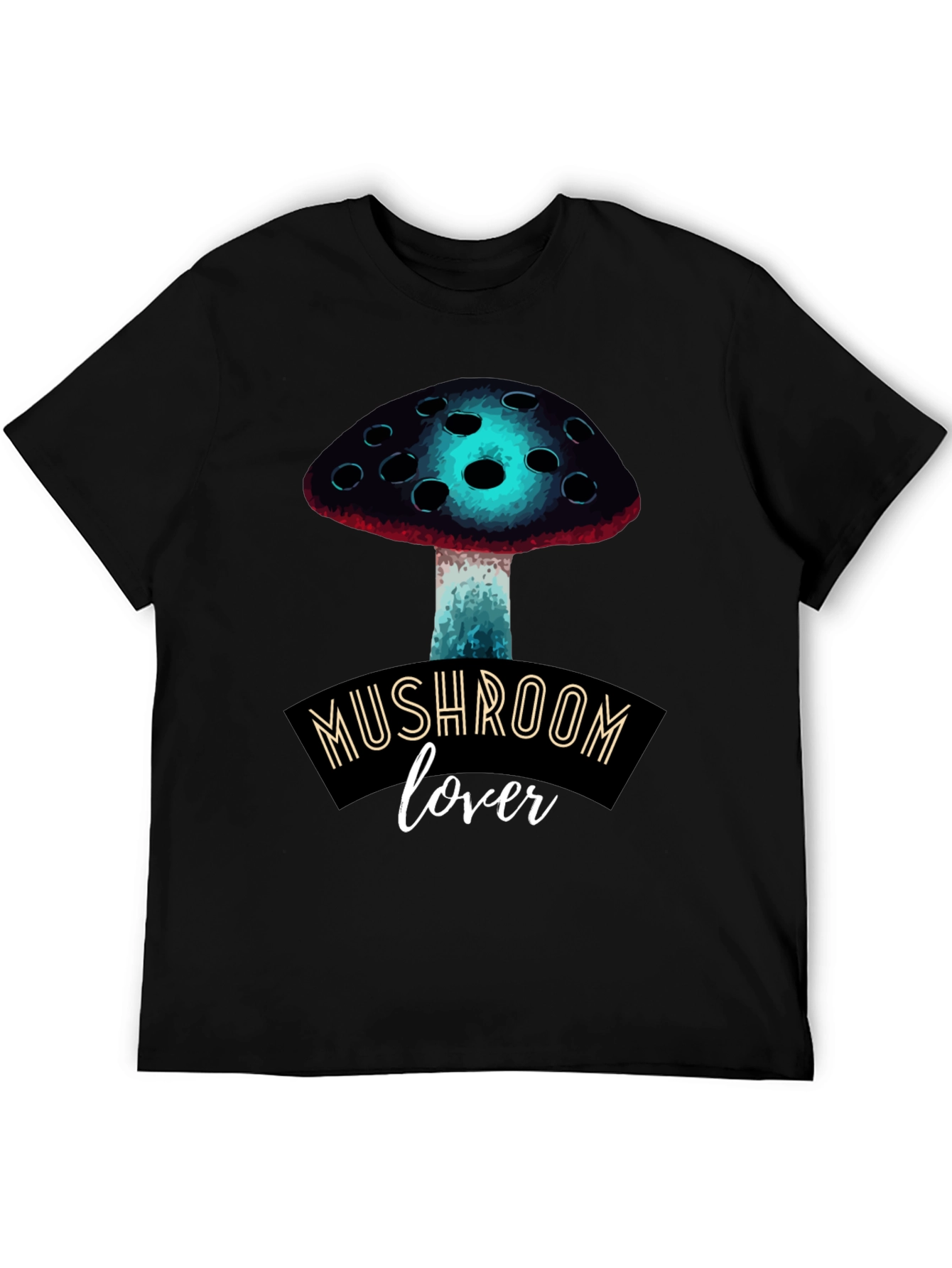 Mushroom Lover Graphic Tee - Funky Fungi Fashion