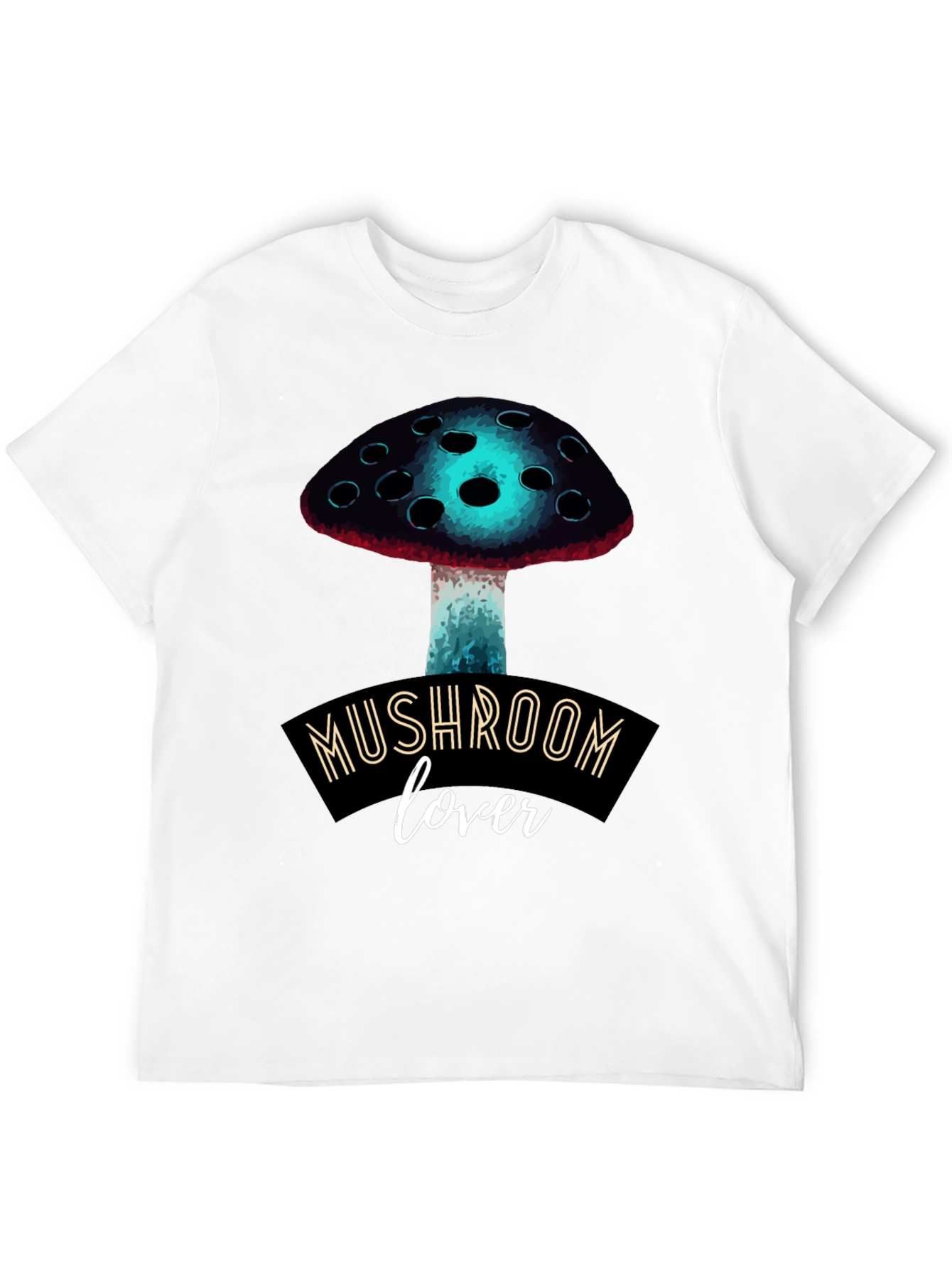 Mushroom Lover Graphic Tee - Funky Fungi Fashion