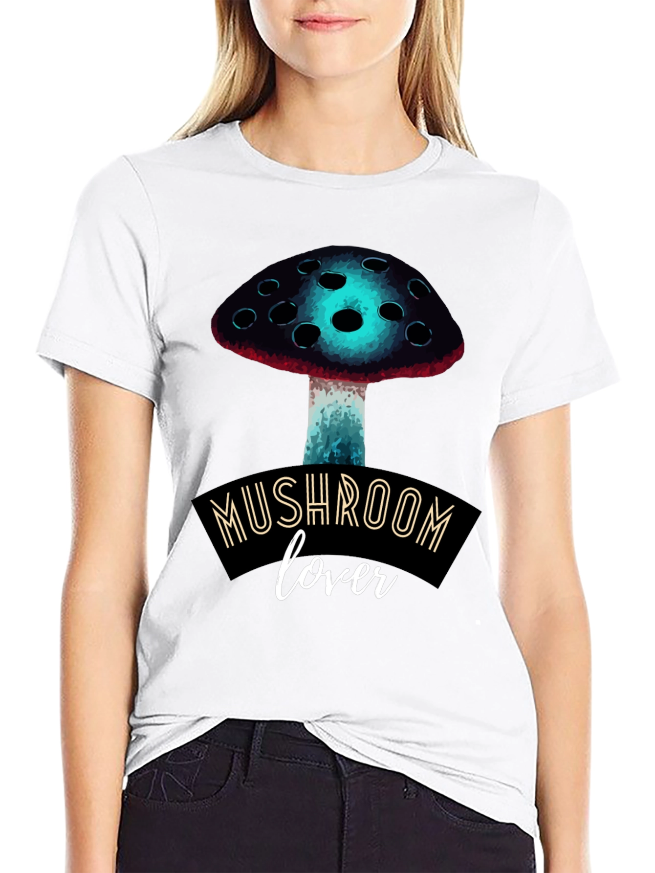 Mushroom Lover Graphic Tee - Funky Fungi Fashion