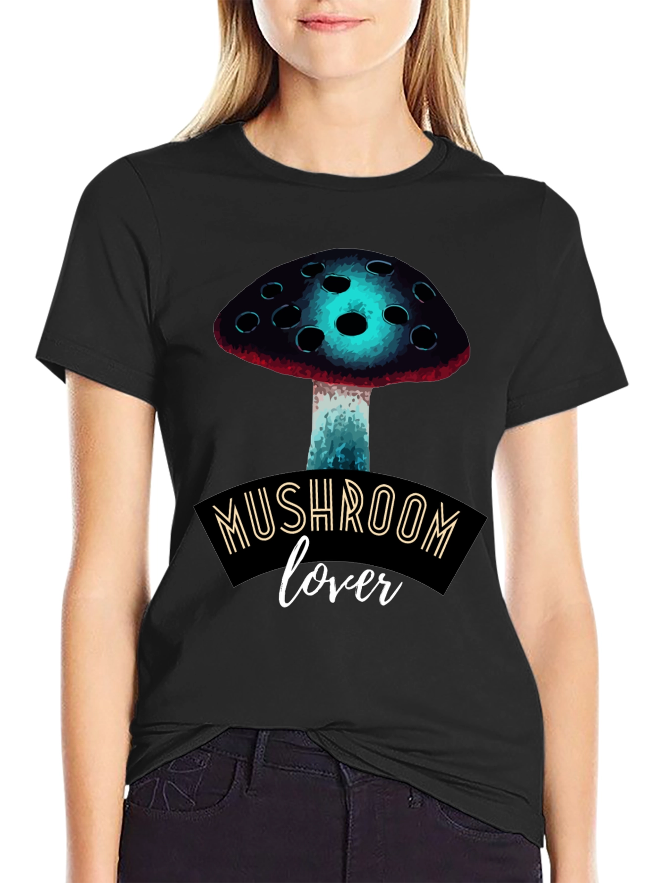 Mushroom Lover Graphic Tee - Funky Fungi Fashion
