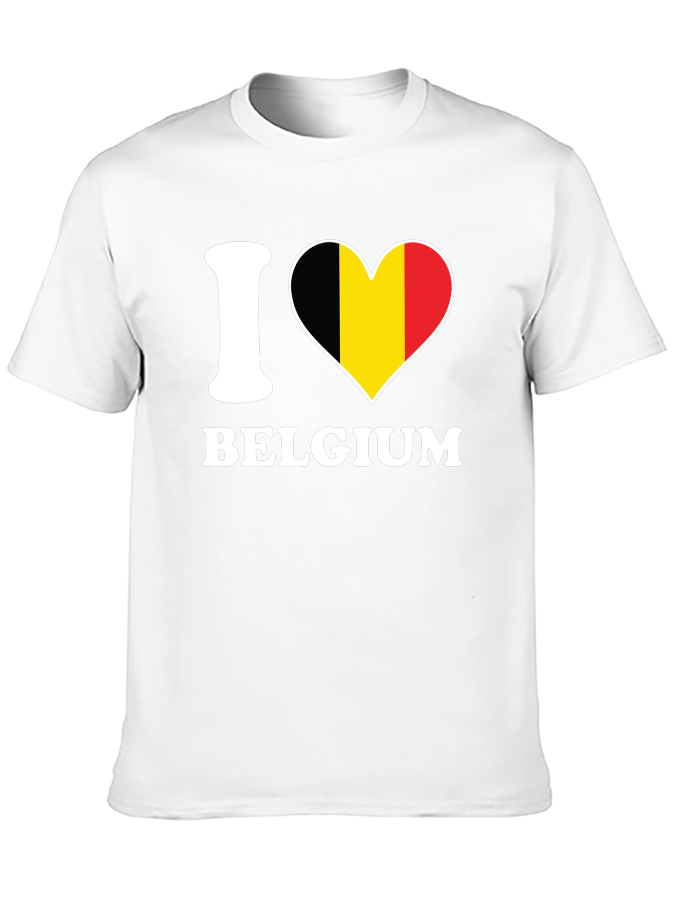 I Love Belgium Flag T-Shirt