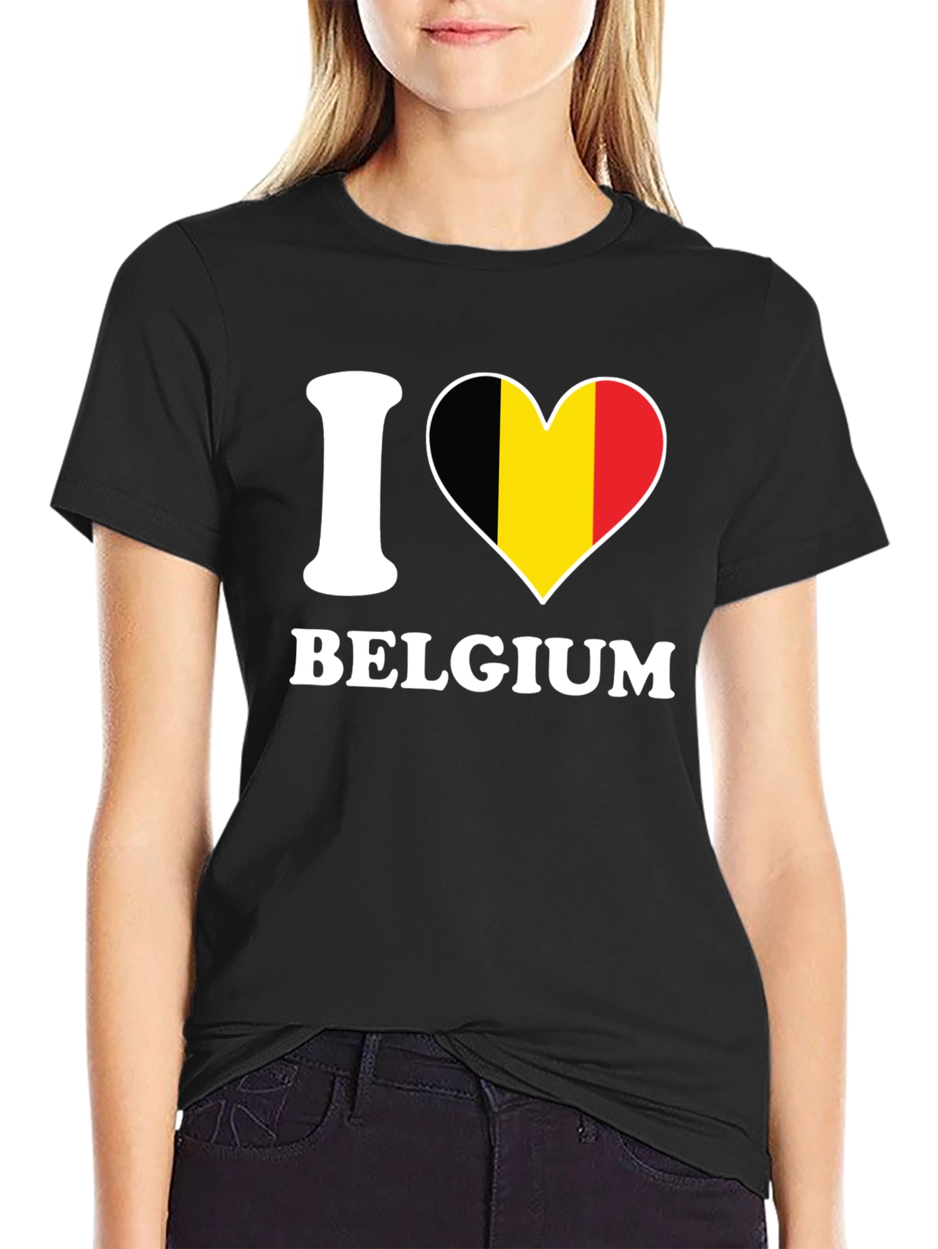 I Love Belgium Flag T-Shirt