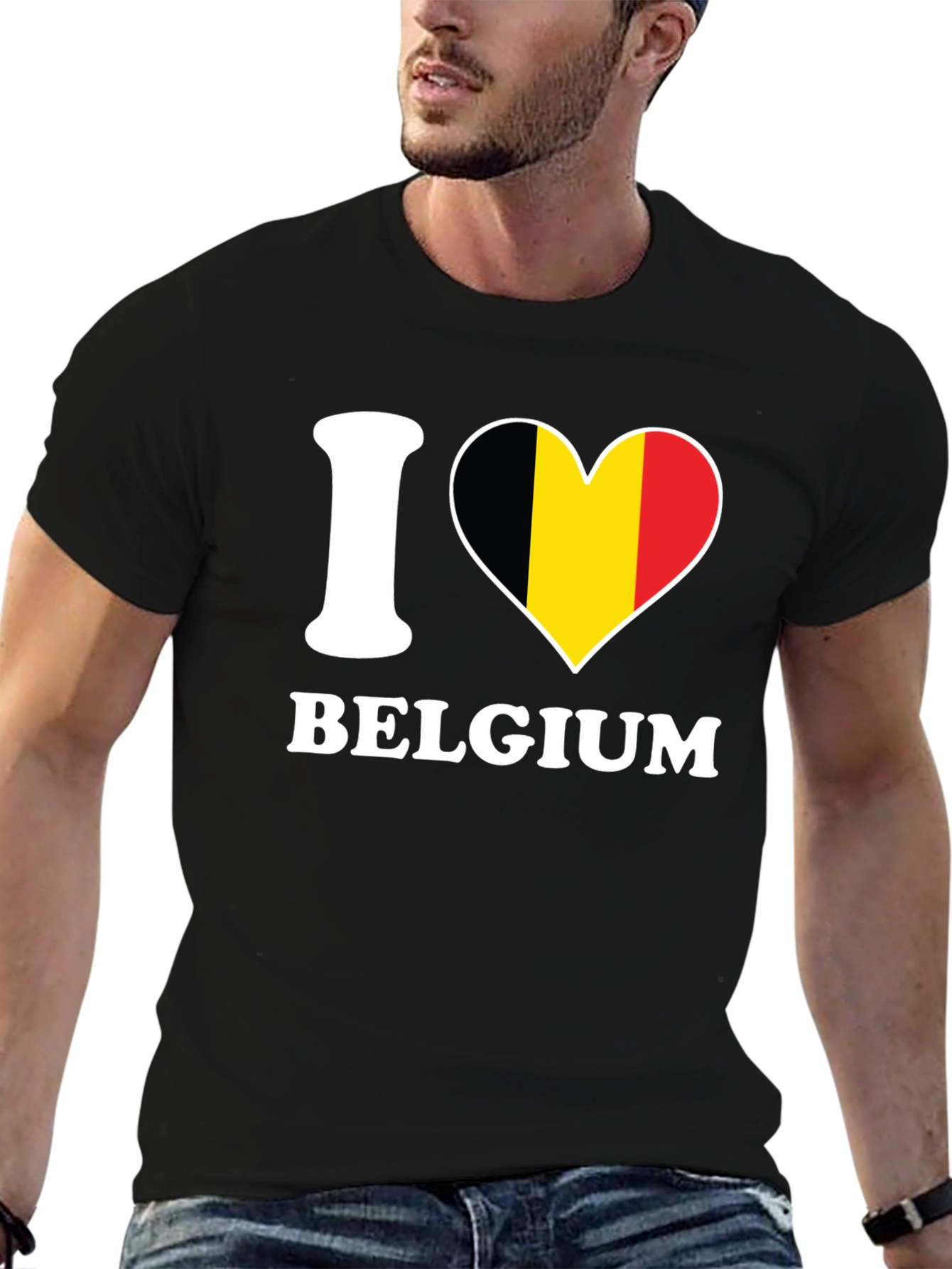 I Love Belgium Flag T-Shirt