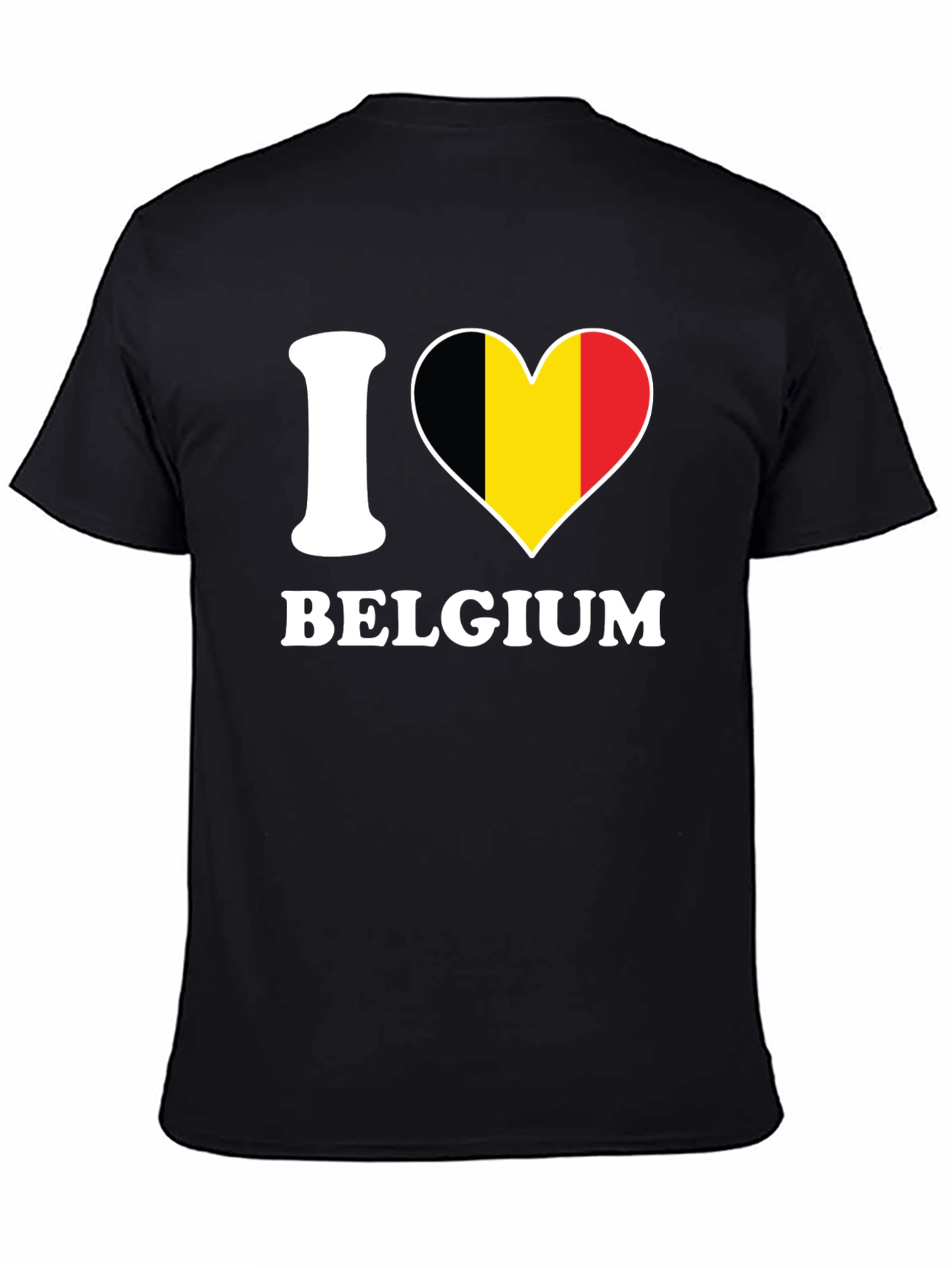 I Love Belgium Flag T-Shirt