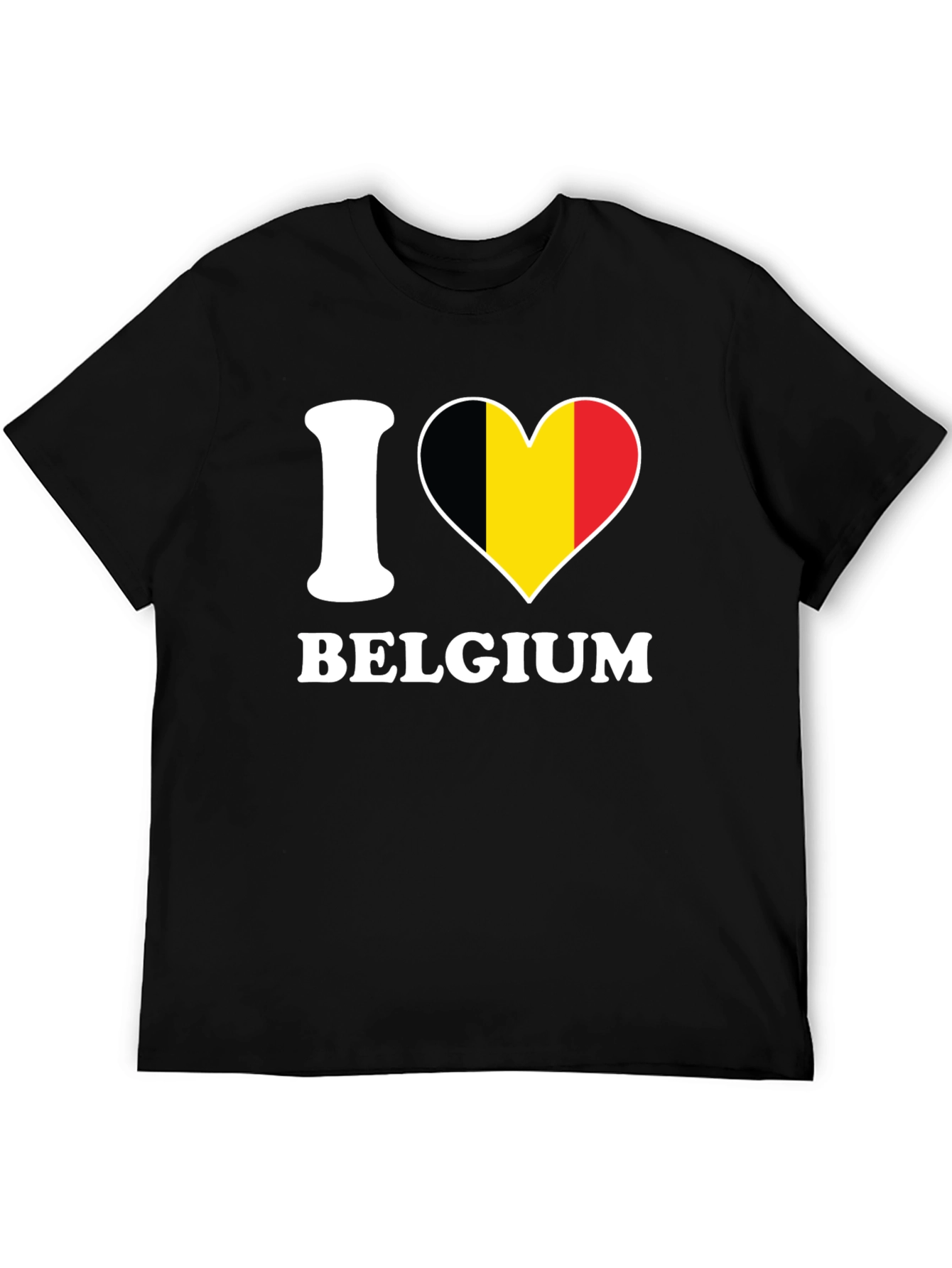 I Love Belgium Flag T-Shirt