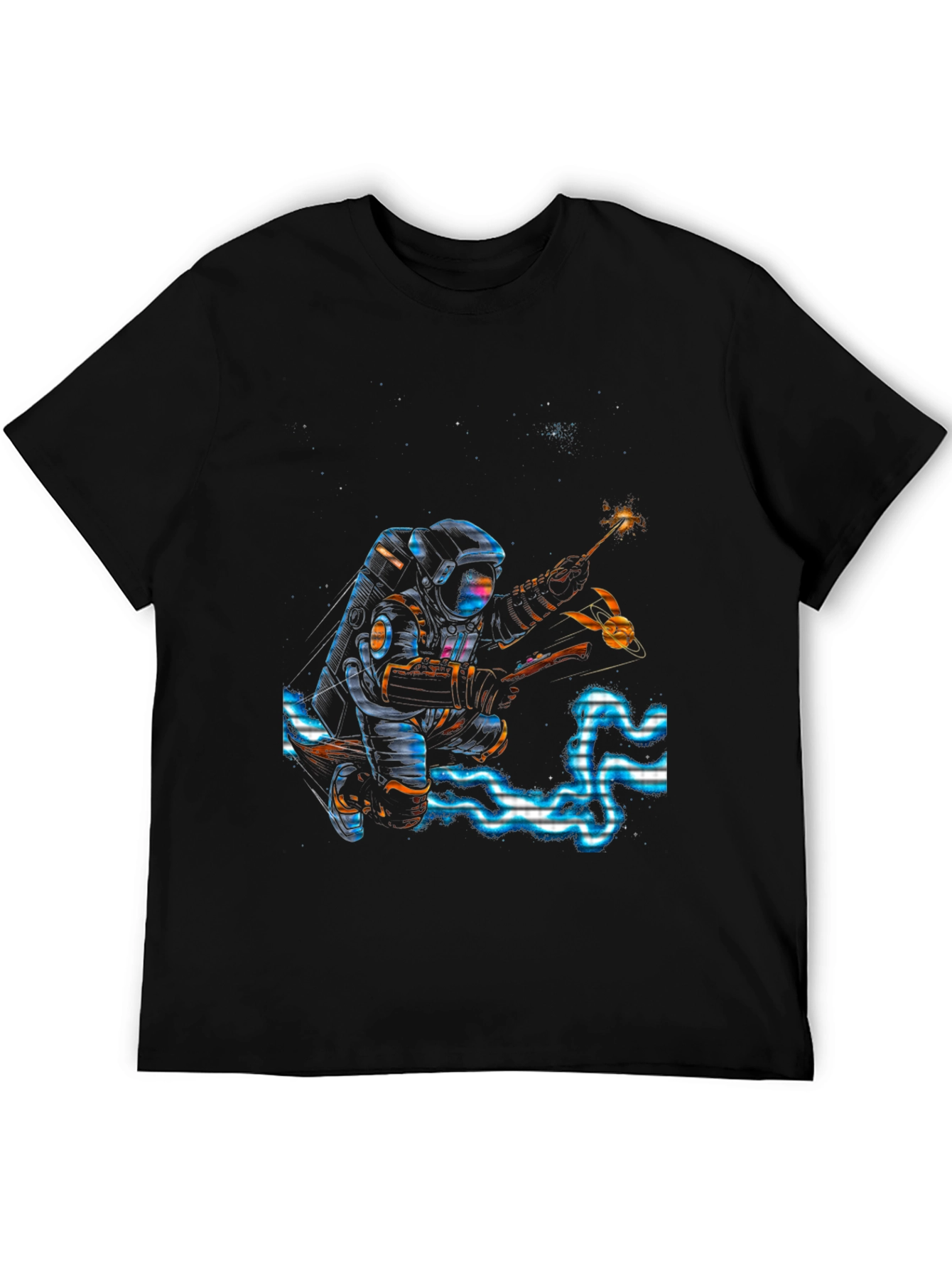 Astronaut Sparkler Graphic T-Shirt