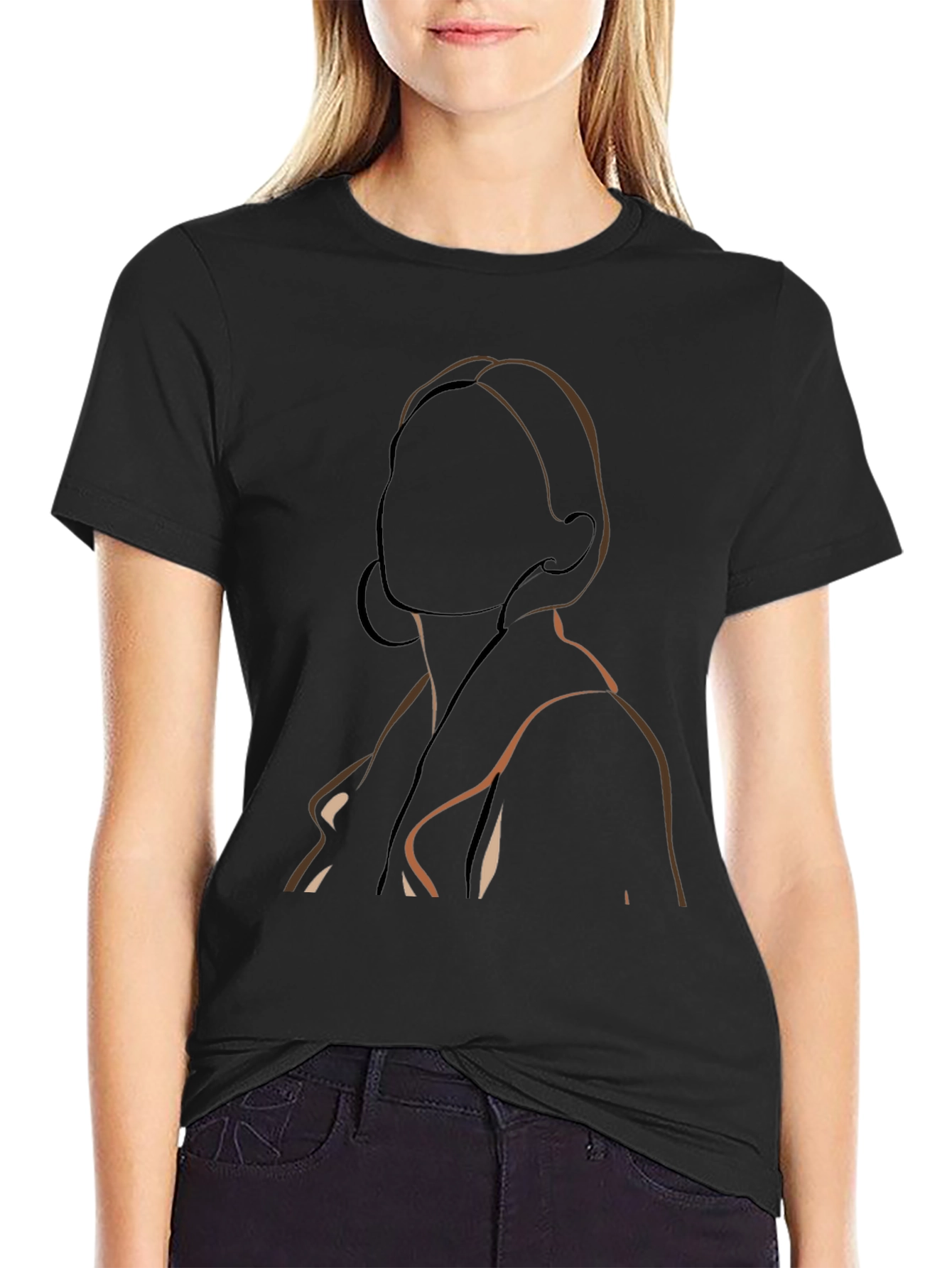 Silhouette Graphic Tee - Modern Minimalist Design