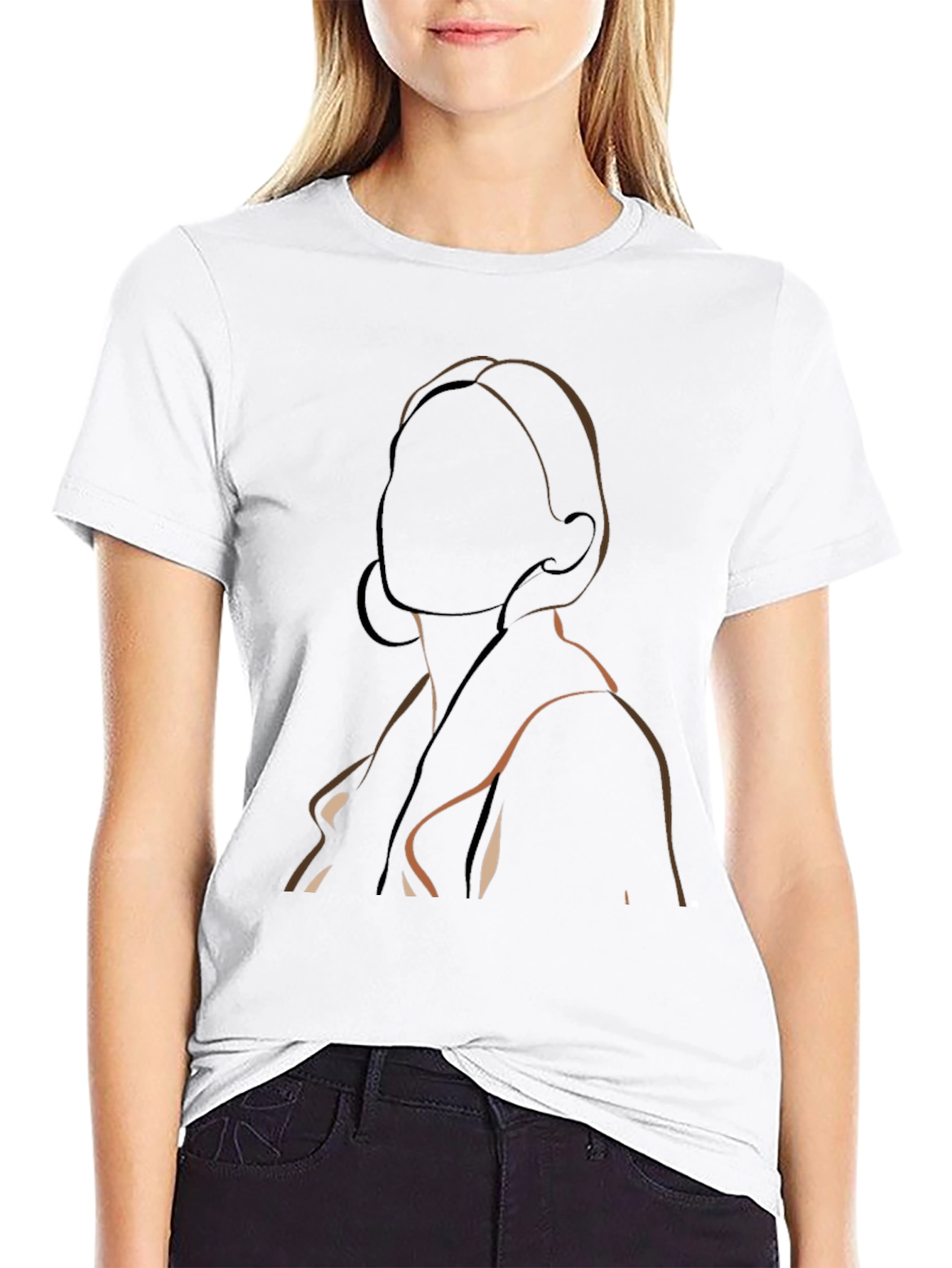 Silhouette Graphic Tee - Modern Minimalist Design