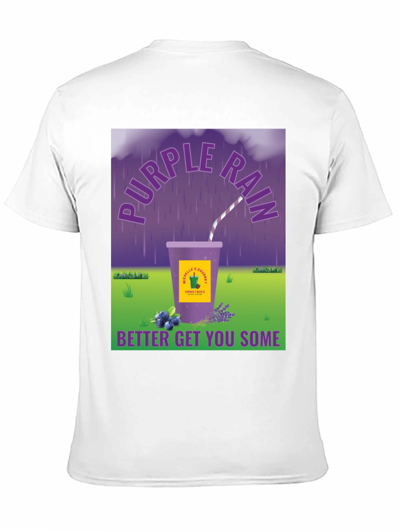 Purple Rain Smoothie Graphic Tee
