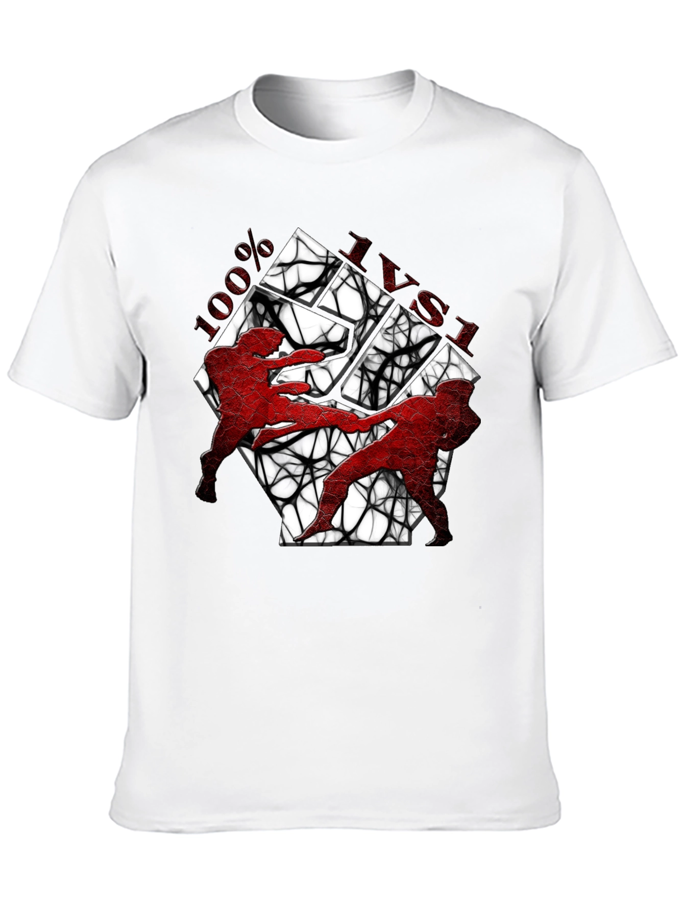 Martial Arts T-Shirt - 100% IVSI Black Tee