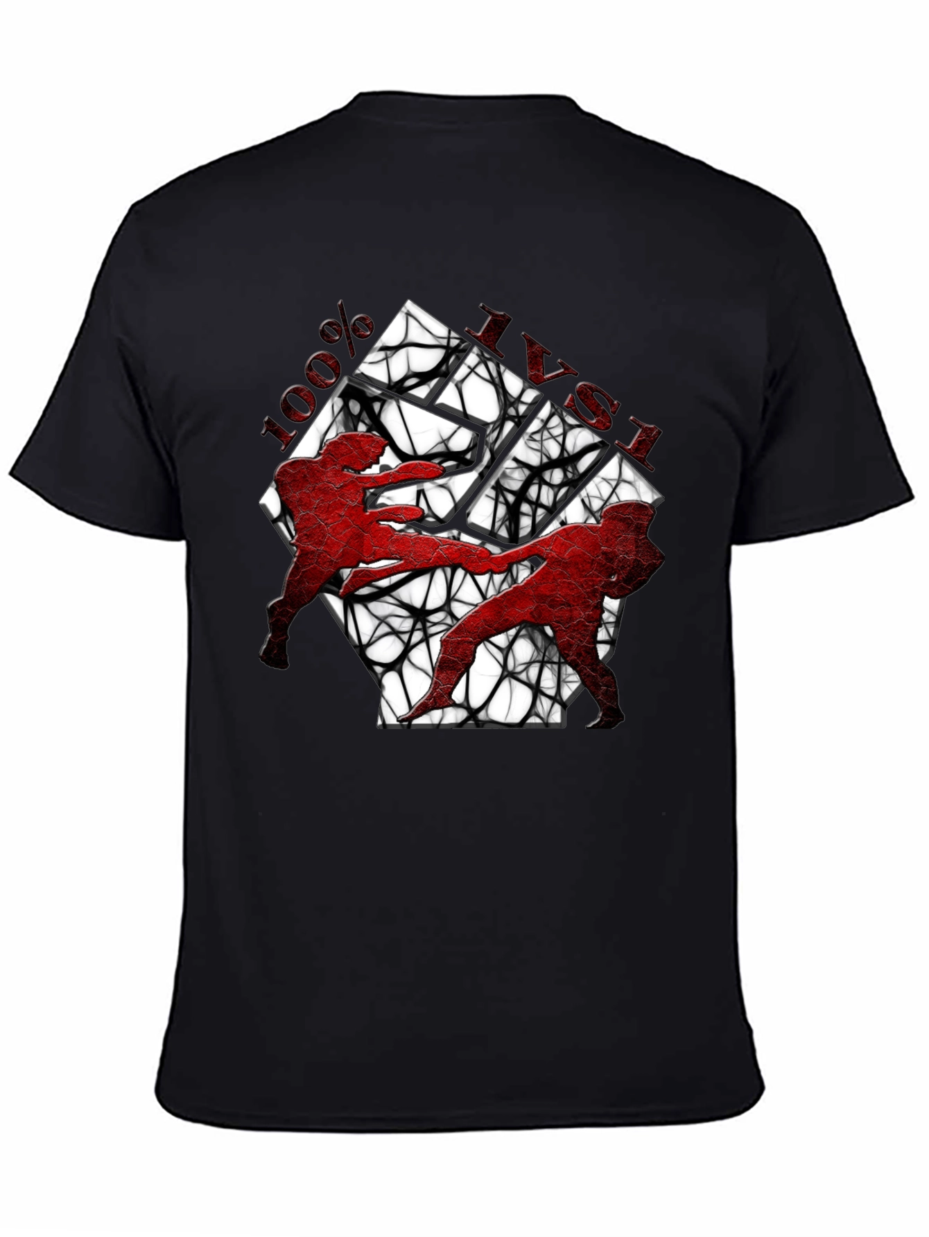 Martial Arts T-Shirt - 100% IVSI Black Tee