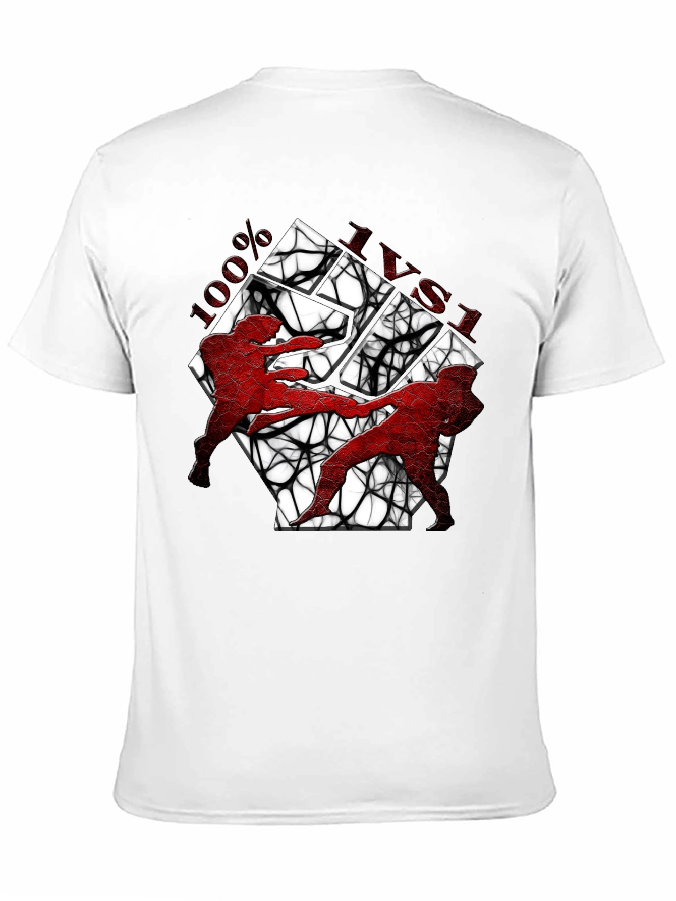 Martial Arts T-Shirt - 100% IVSI Black Tee