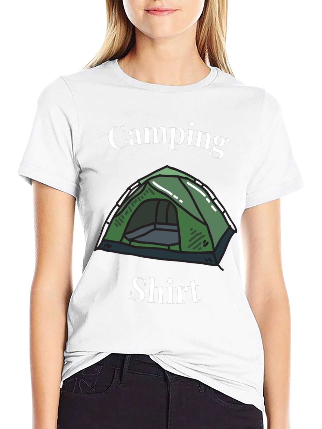 Camping Shirt - Tent Graphic Tee