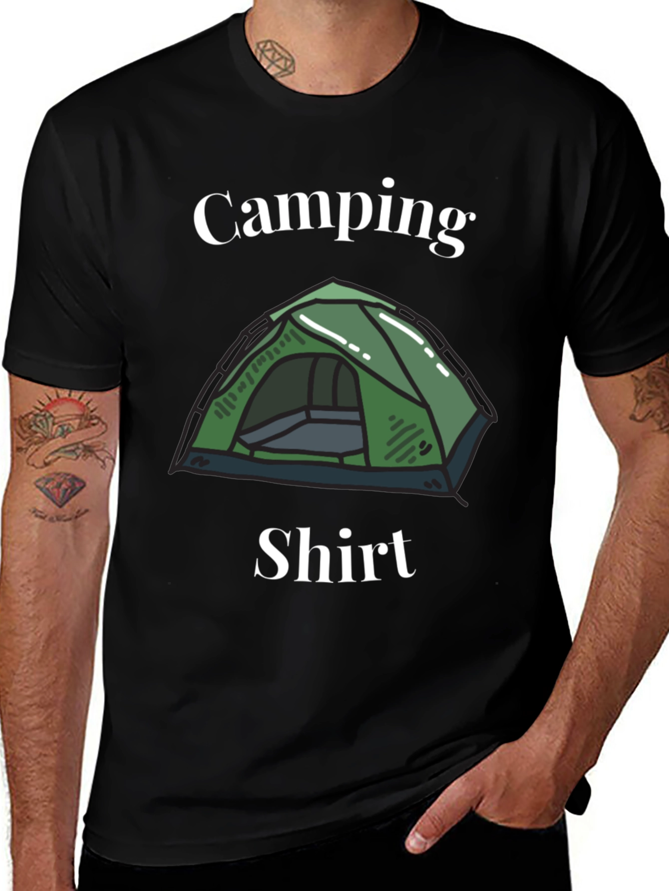 Camping Shirt - Tent Graphic Tee