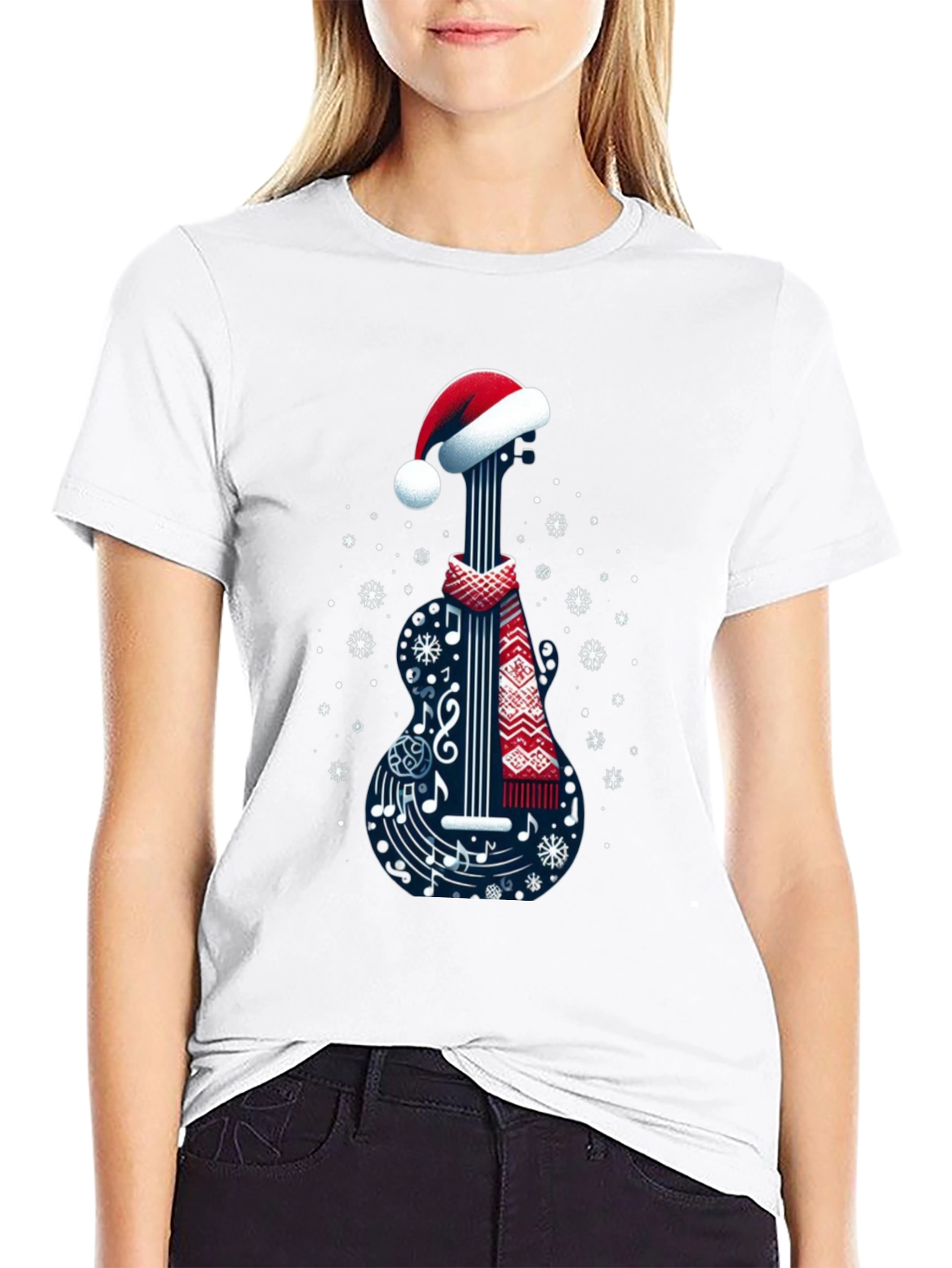 Festive Guitar Music Tee