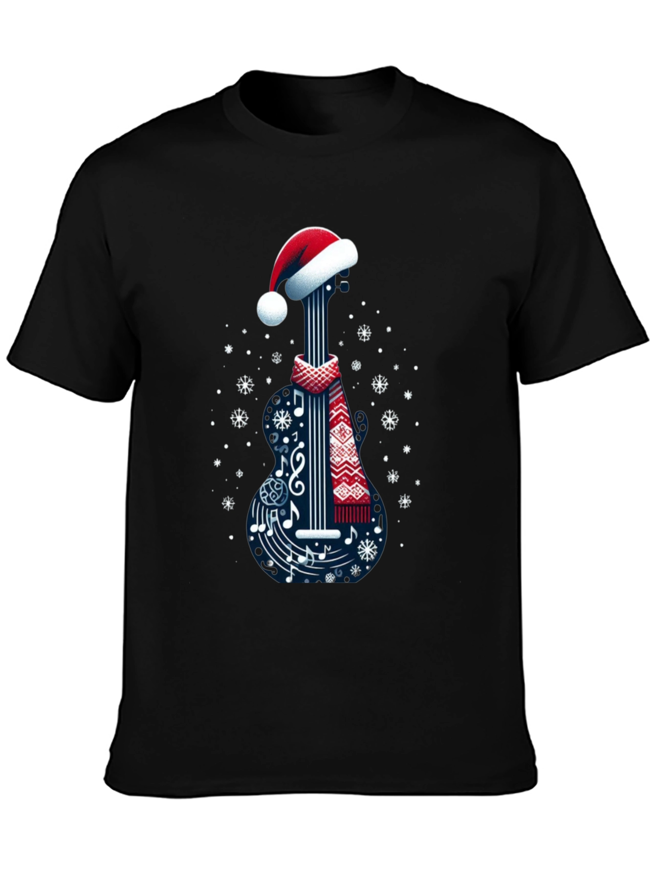 Festive Guitar Music Tee