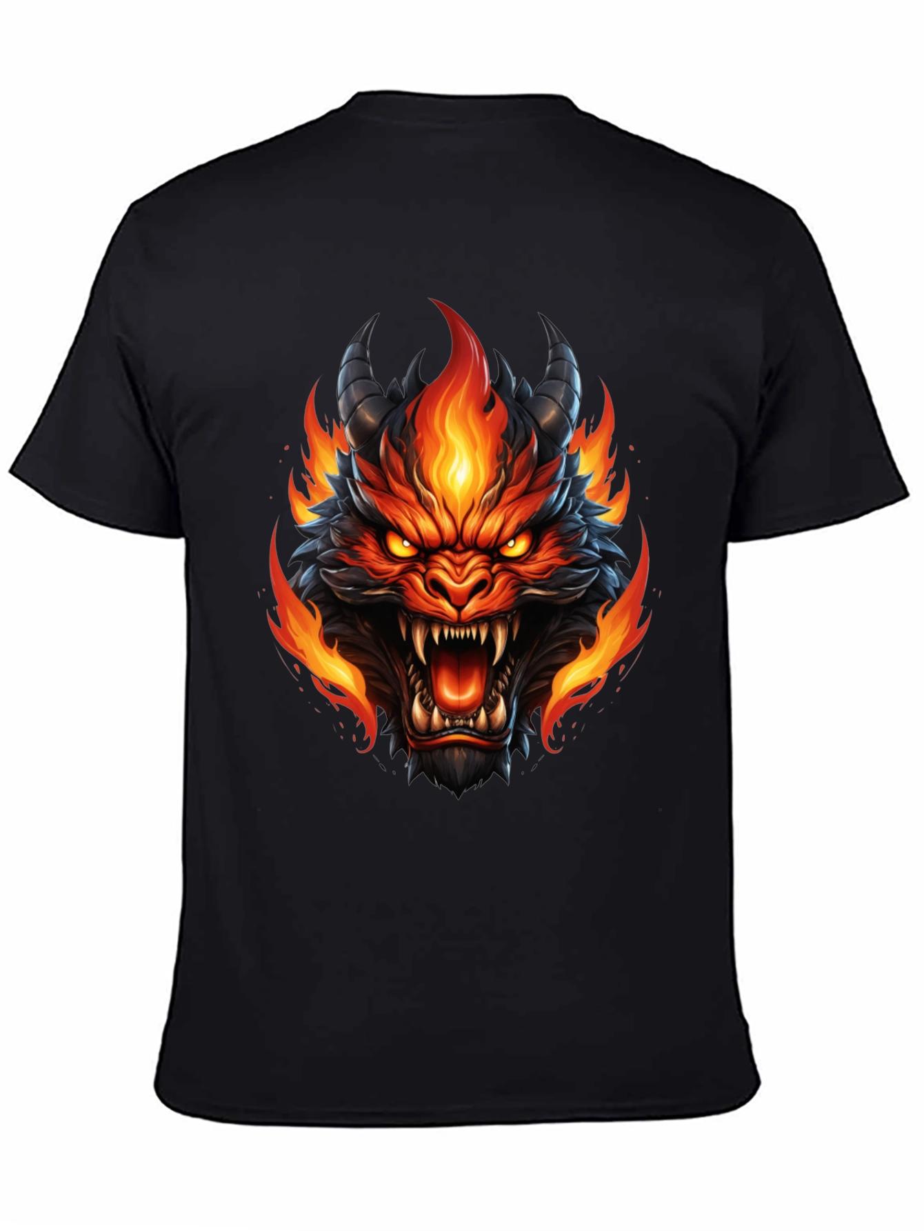 Fiery Dragon Graphic T-Shirt - Bold & Unique Design