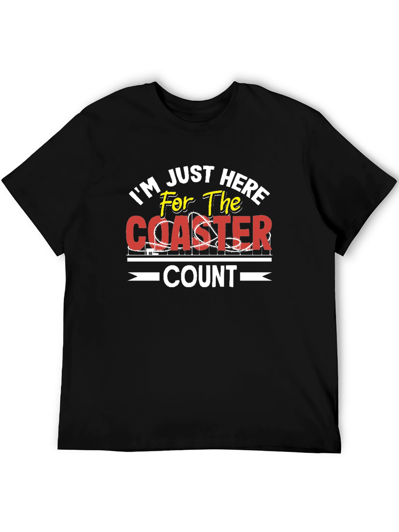 Coaster Count T-Shirt - Rollercoaster Enthusiast Tee