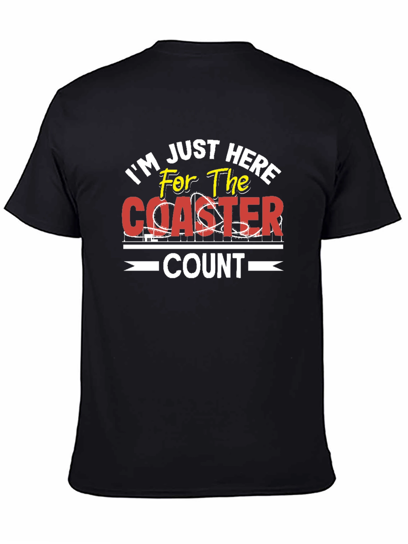Coaster Count T-Shirt - Rollercoaster Enthusiast Tee