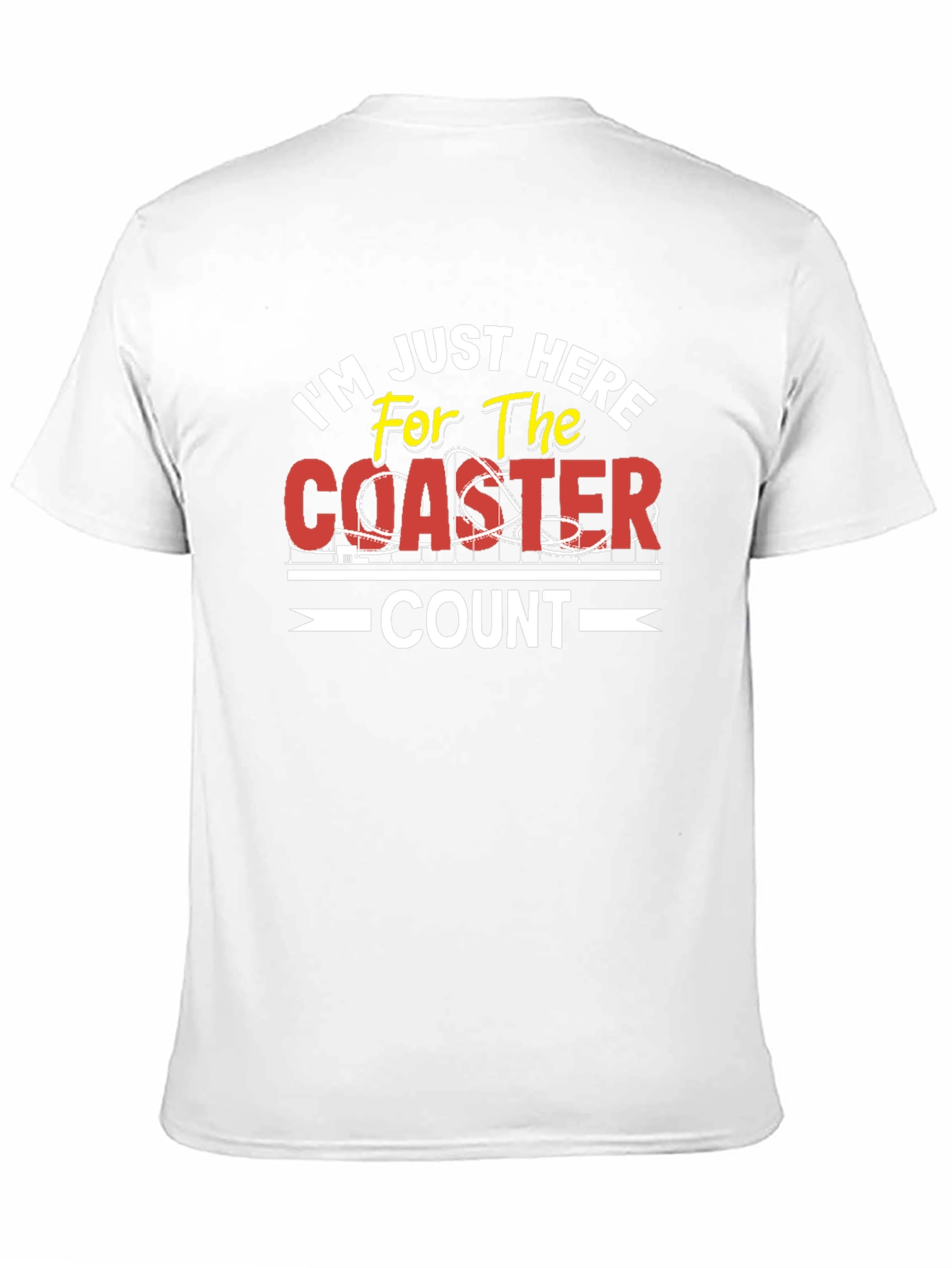 Coaster Count T-Shirt - Rollercoaster Enthusiast Tee