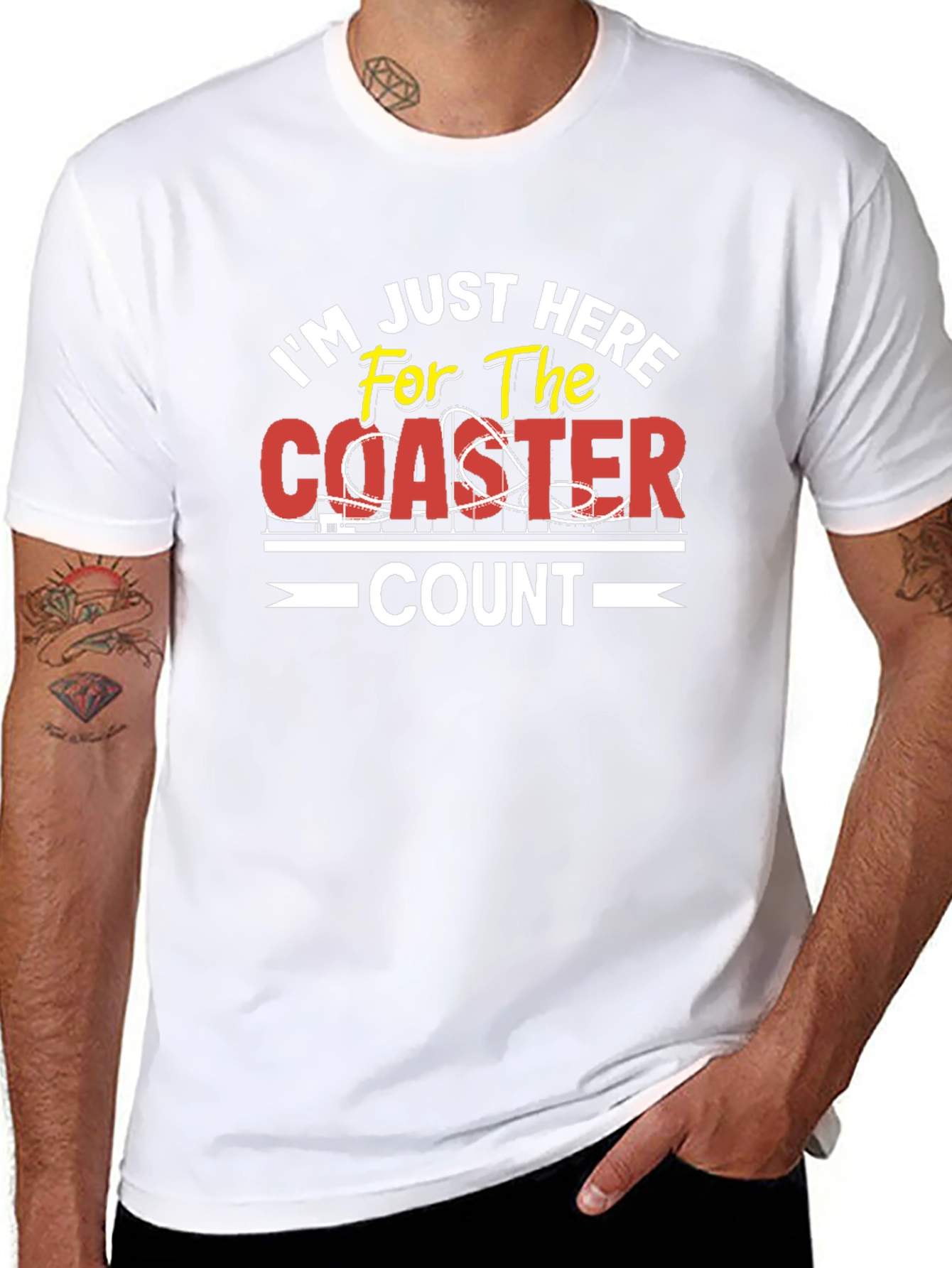 Coaster Count T-Shirt - Rollercoaster Enthusiast Tee