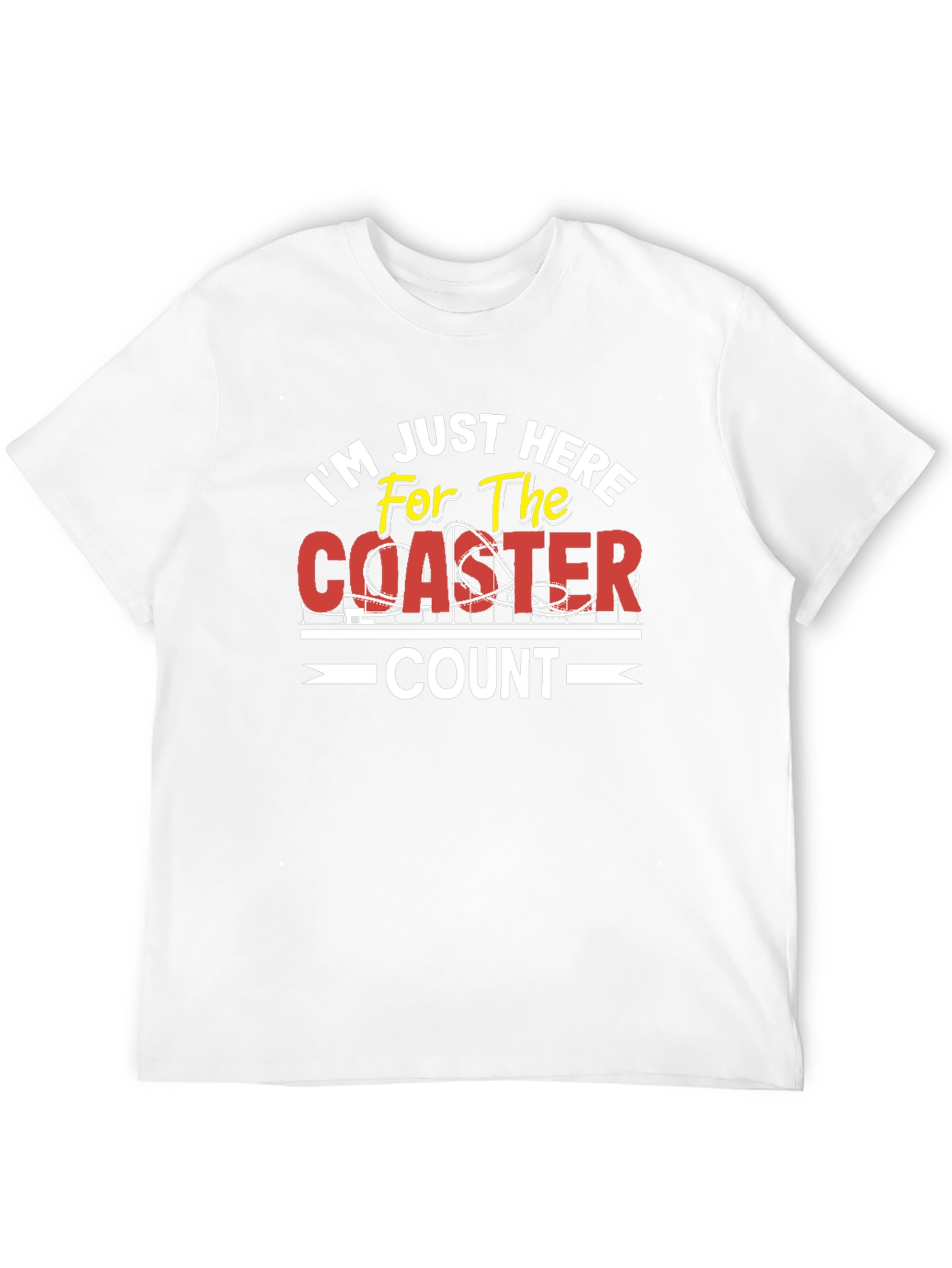 Coaster Count T-Shirt - Rollercoaster Enthusiast Tee