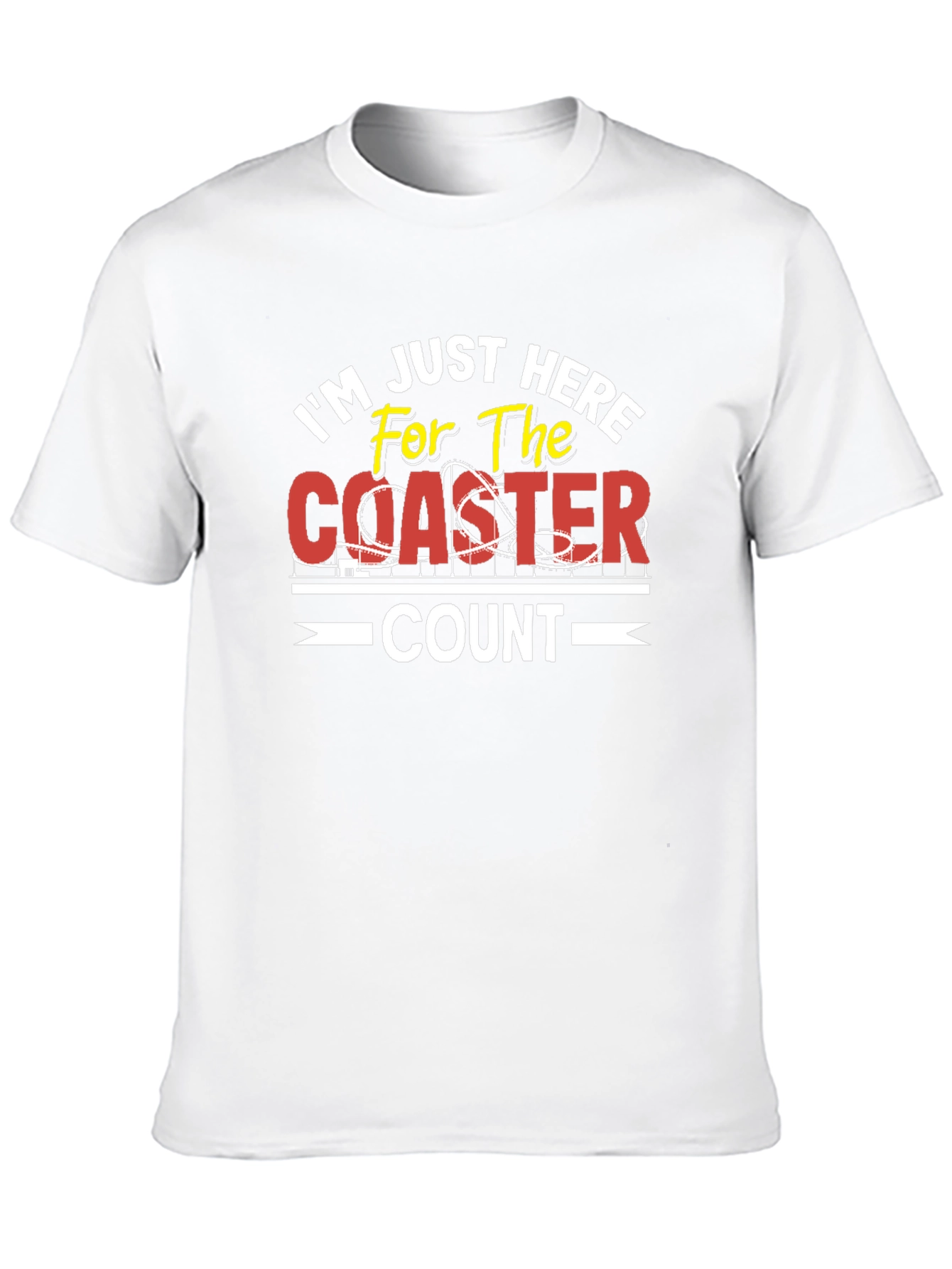 Coaster Count T-Shirt - Rollercoaster Enthusiast Tee