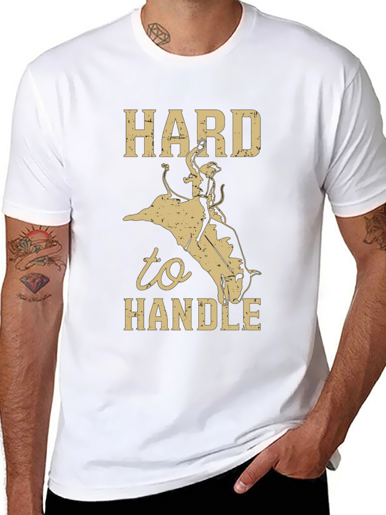Hard to Handle Rodeo Graphic Tee - Black