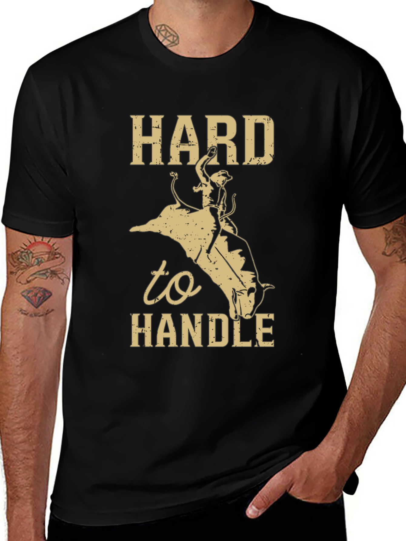 Hard to Handle Rodeo Graphic Tee - Black