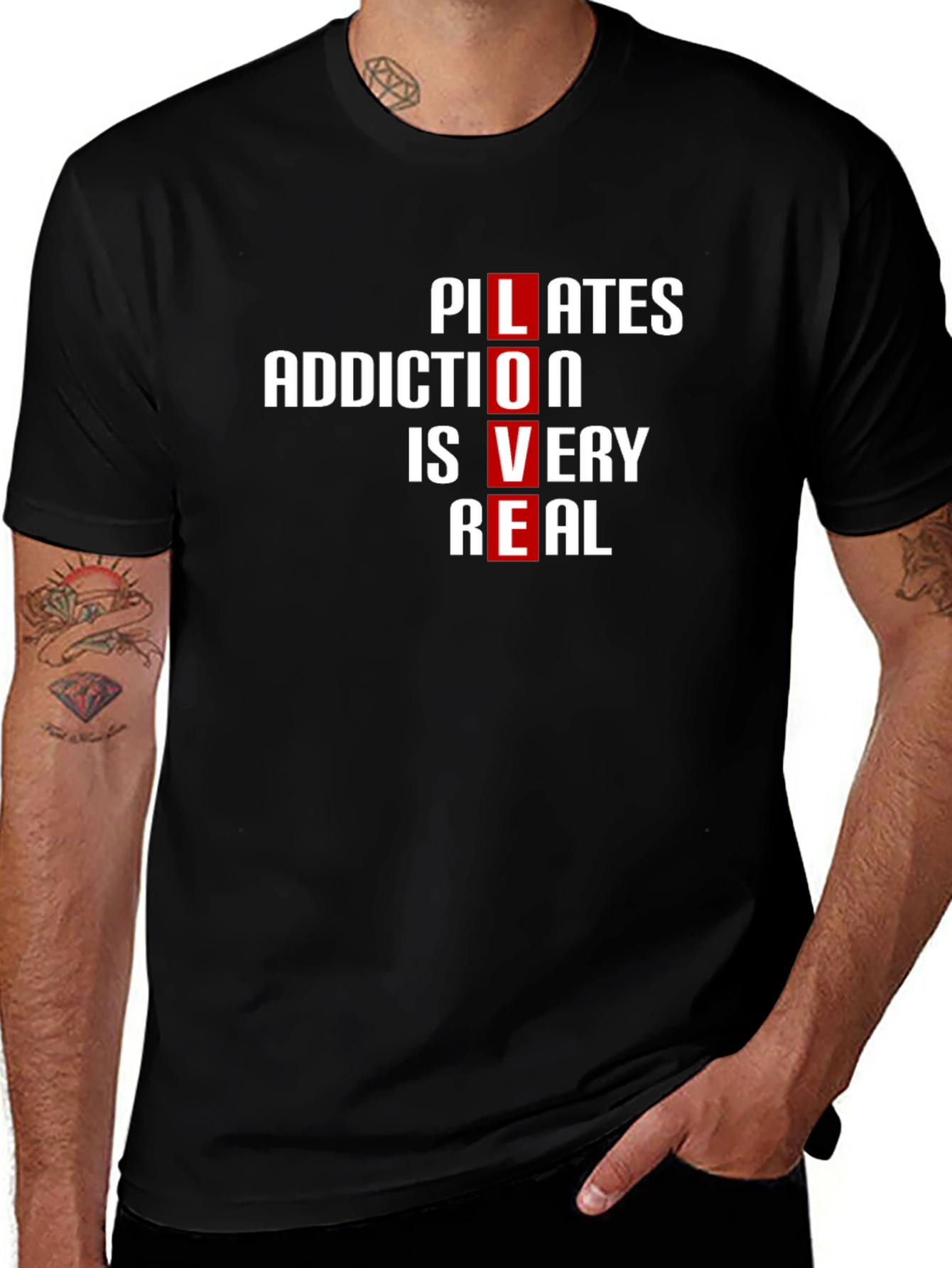 Pilates Addiction T-Shirt - Fitness Lover Tee
