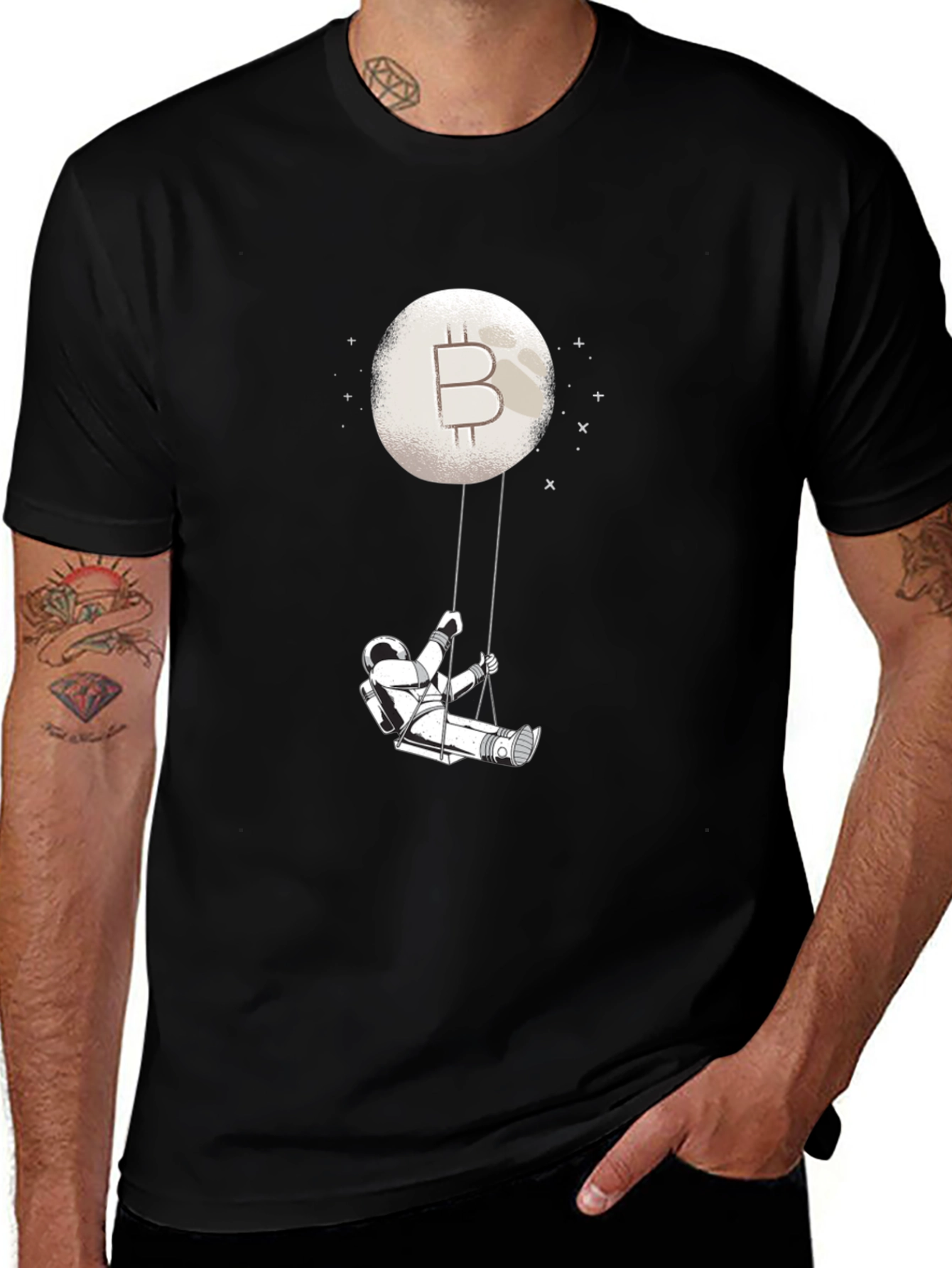 Bitcoin Moon Swing T-Shirt