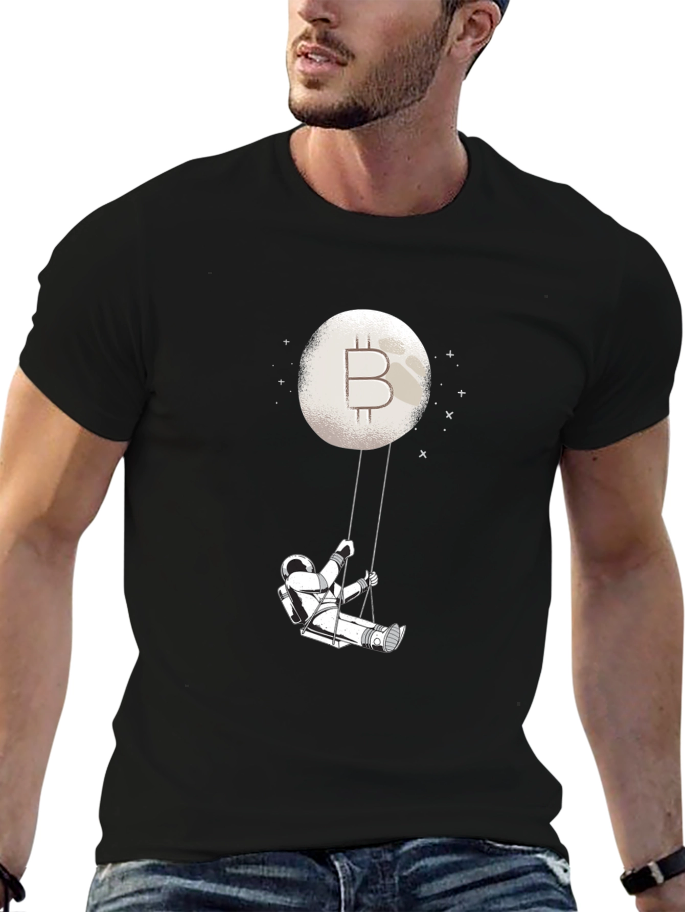 Bitcoin Moon Swing T-Shirt