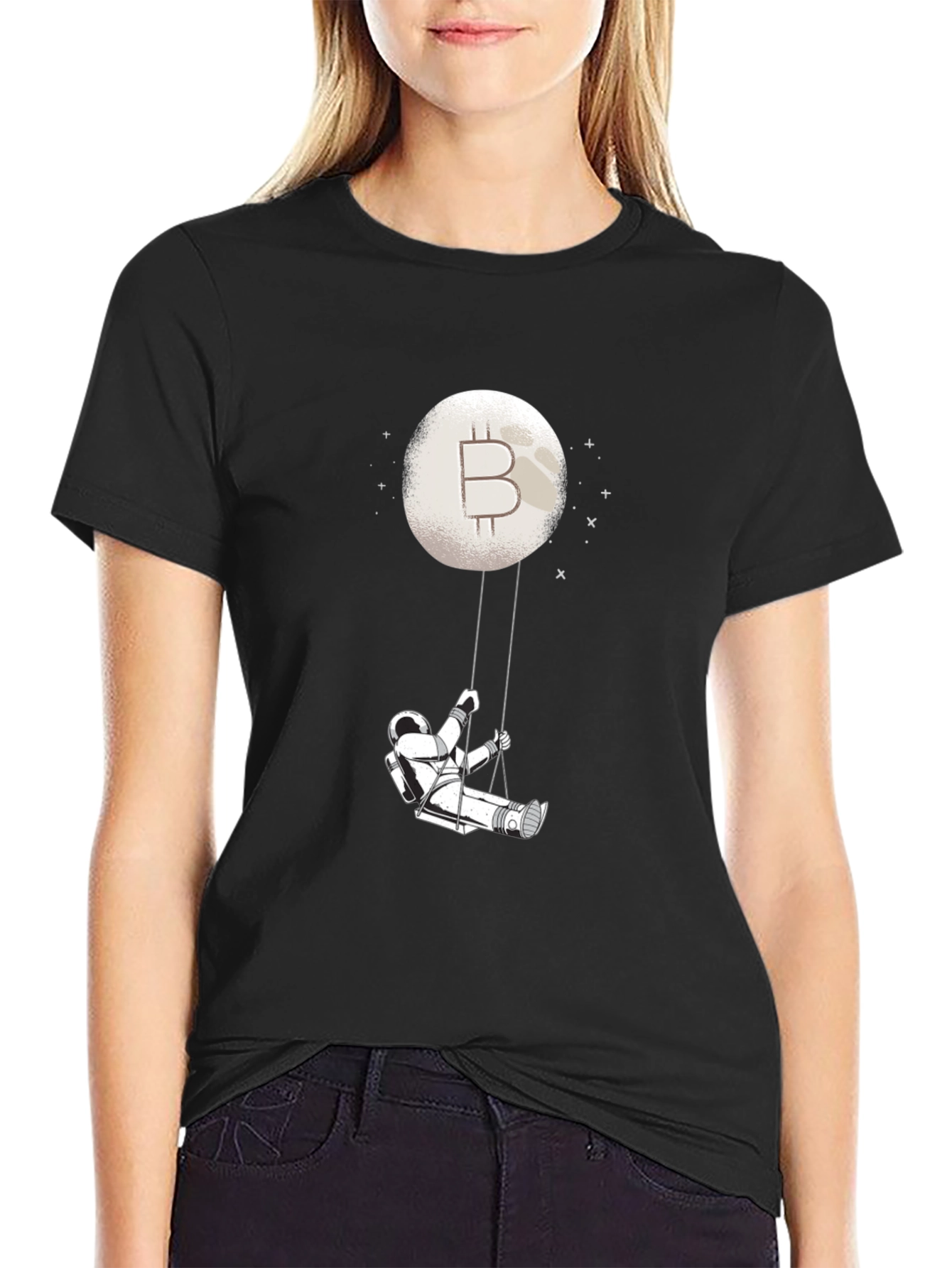 Bitcoin Moon Swing T-Shirt