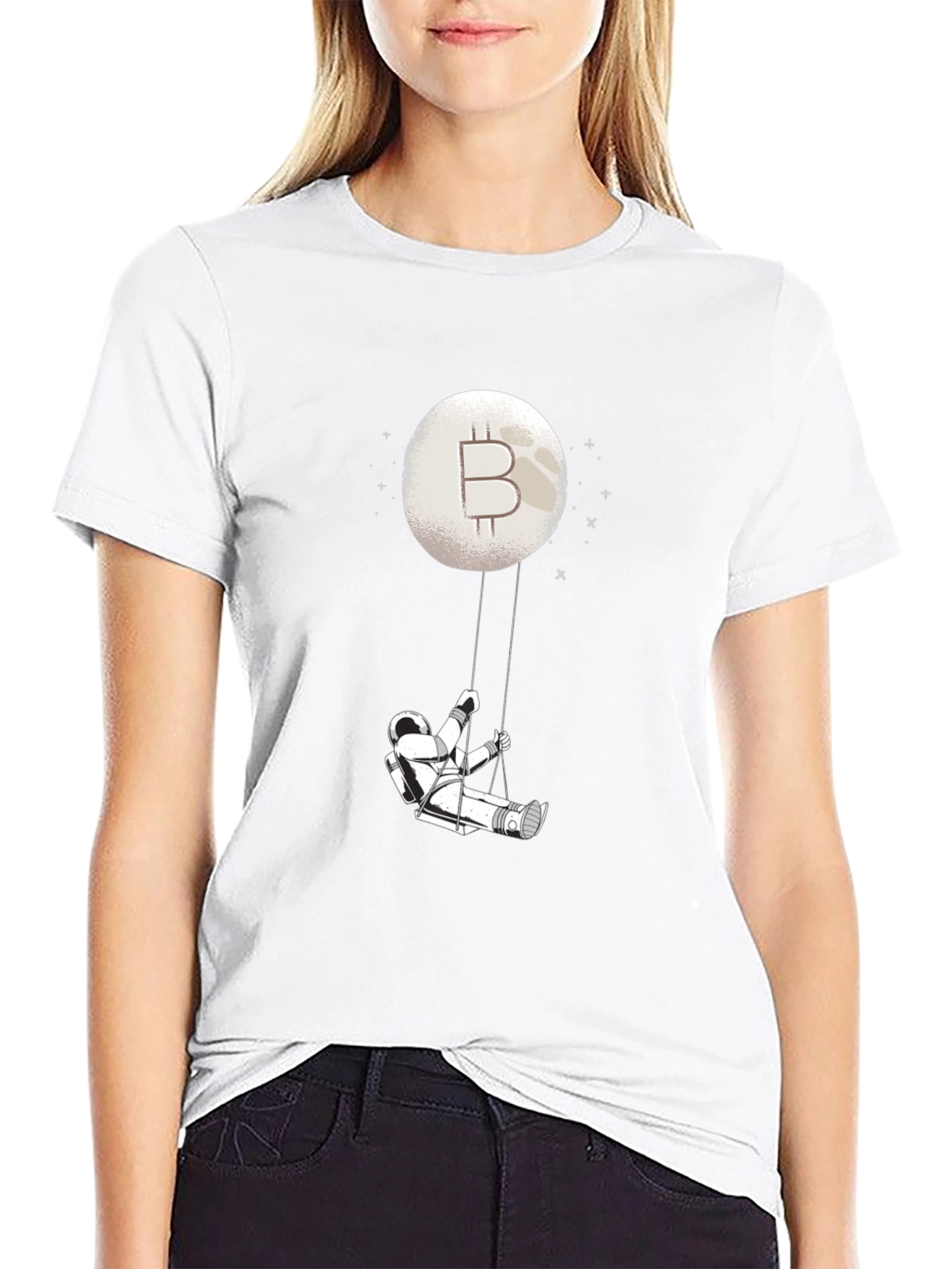 Bitcoin Moon Swing T-Shirt