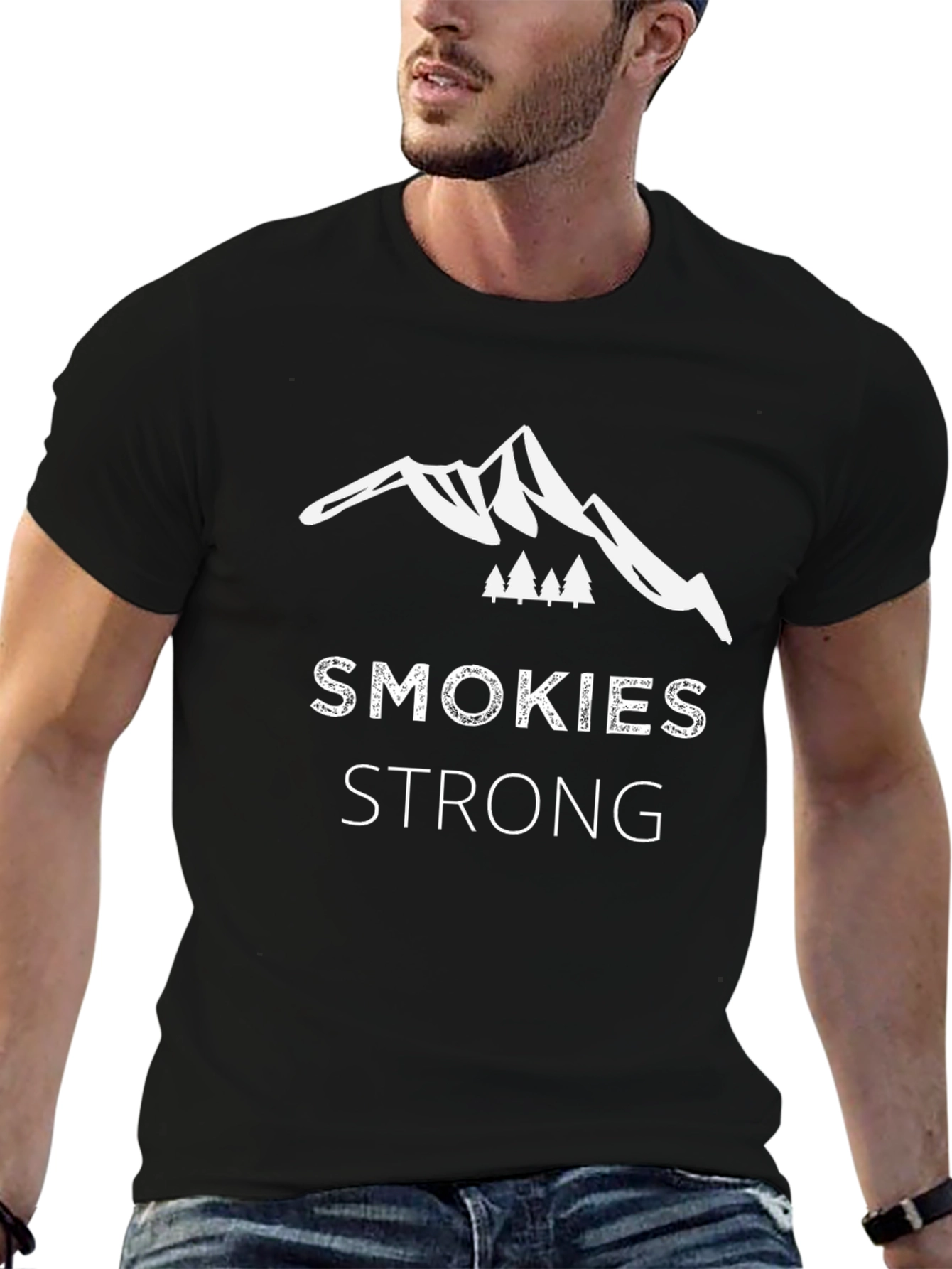 Smokies Strong Graphic Tee - Mountain Design