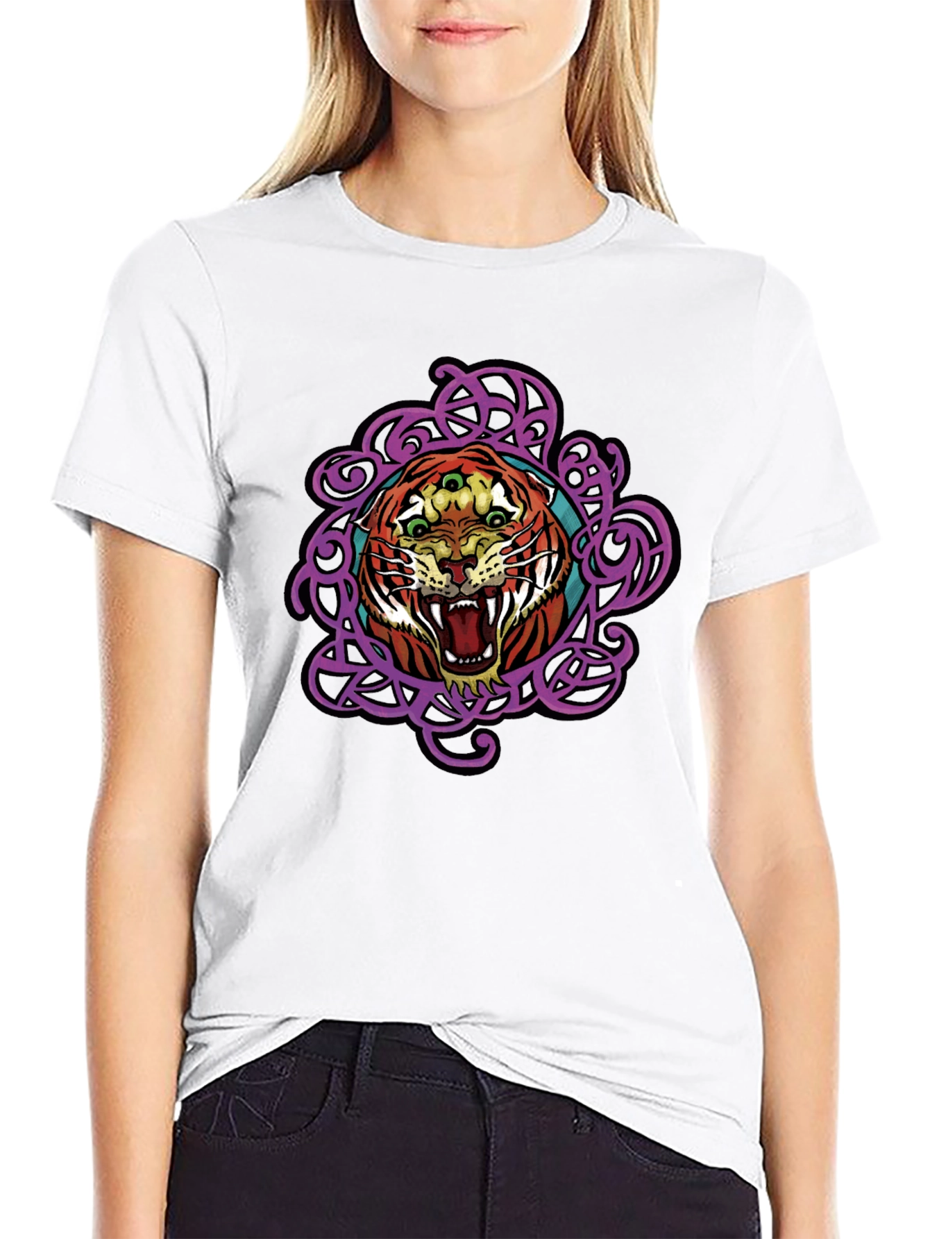 Three-Eyed Tiger Graphic Tee