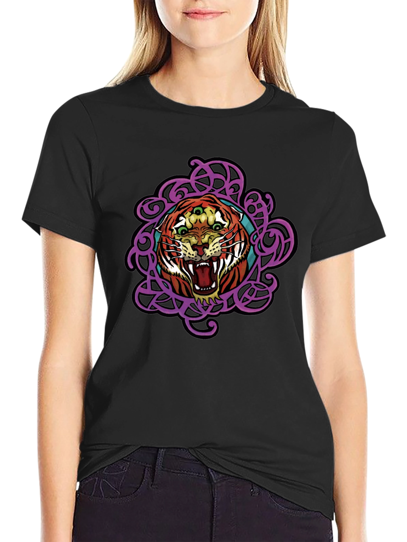 Three-Eyed Tiger Graphic Tee