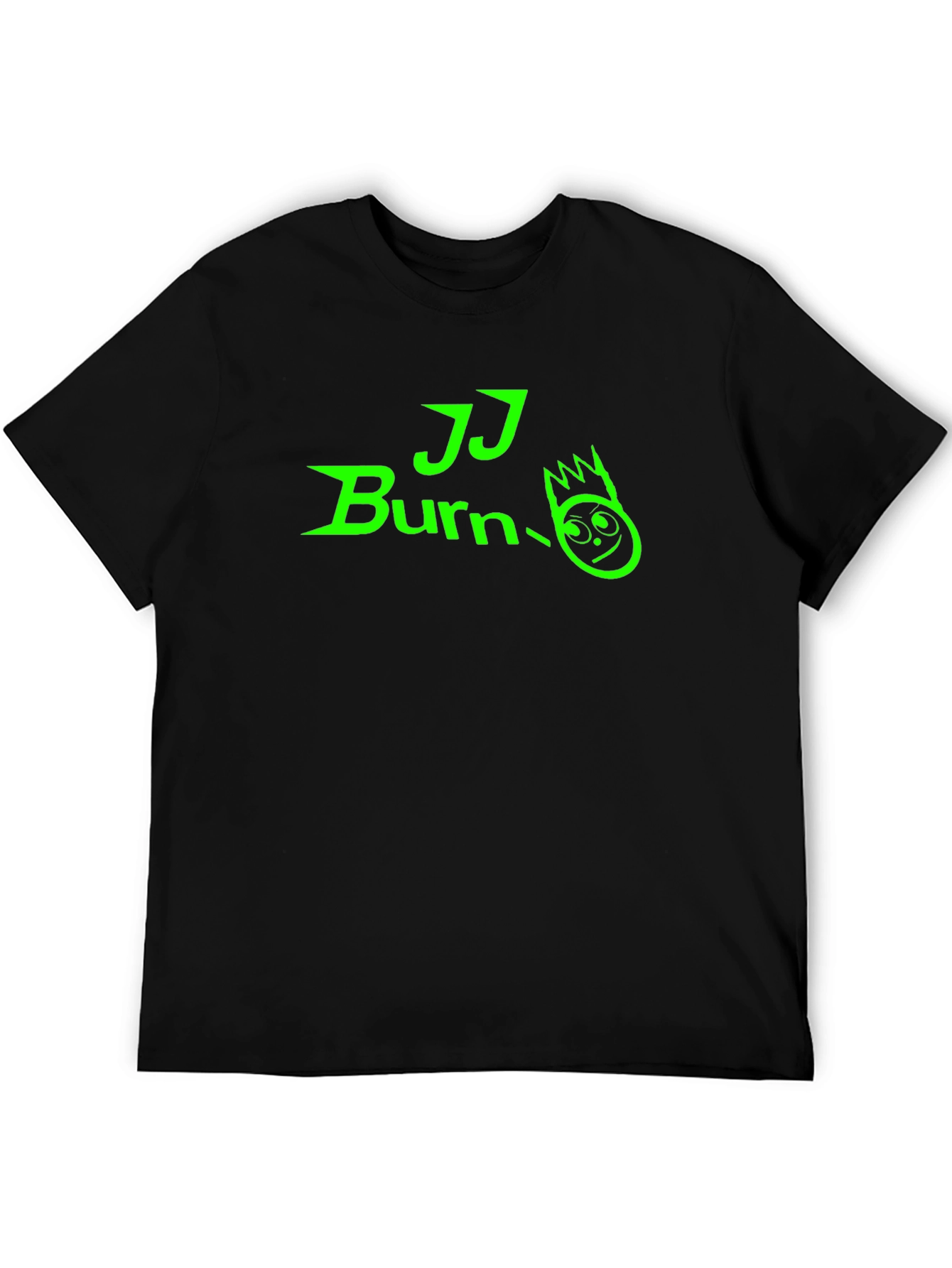 JJ Burn T-Shirt - Black Tee with Green Graphic
