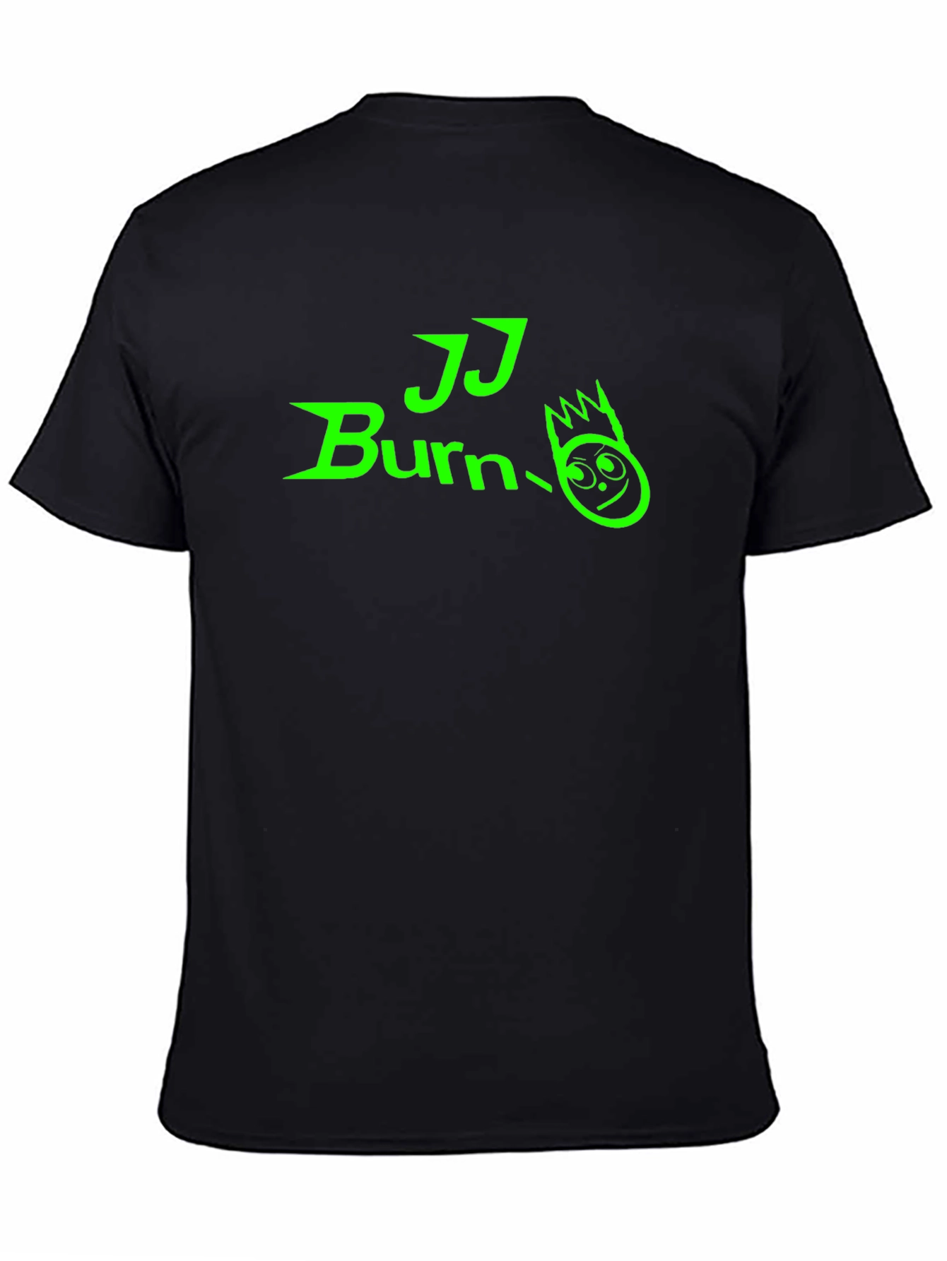 JJ Burn T-Shirt - Black Tee with Green Graphic