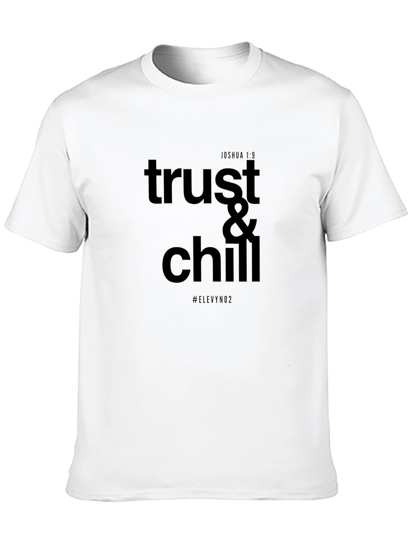 Trust & Chill Graphic Tee - Black